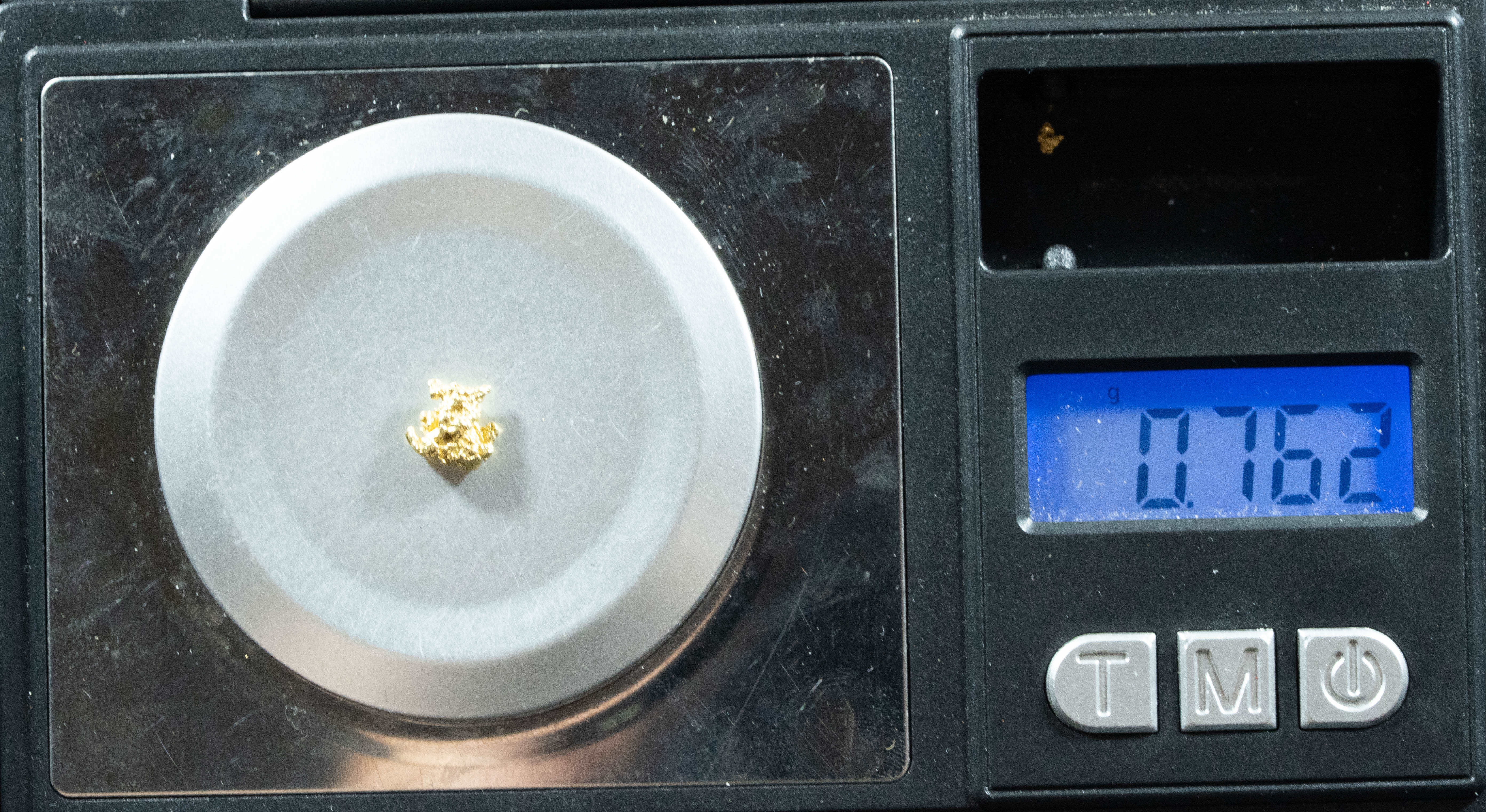 #114 Alaskan BC Natural Gold Nugget .76 Grams Genuine