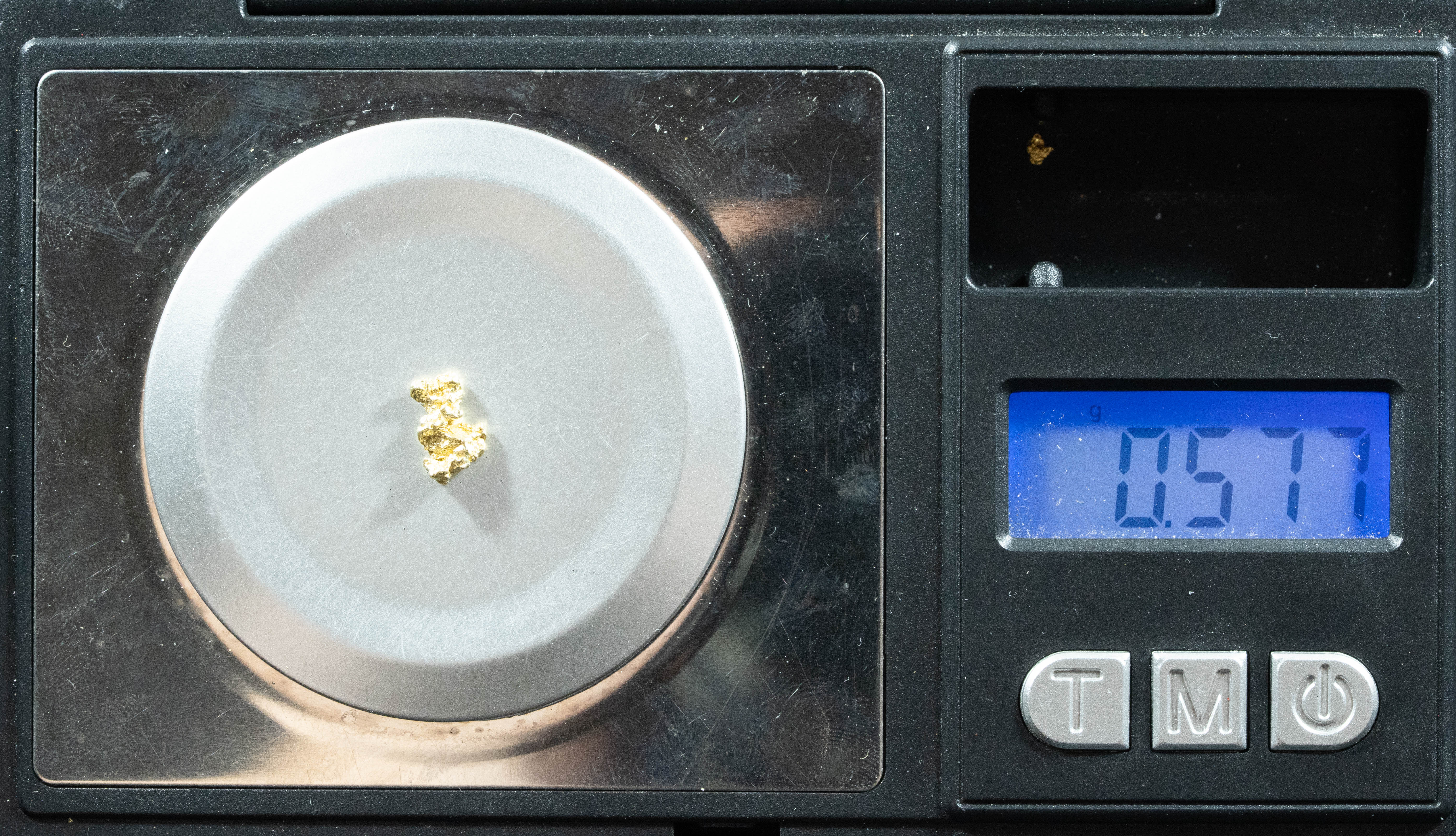 #116 Alaskan BC Natural Gold Nugget .57 Grams Genuine