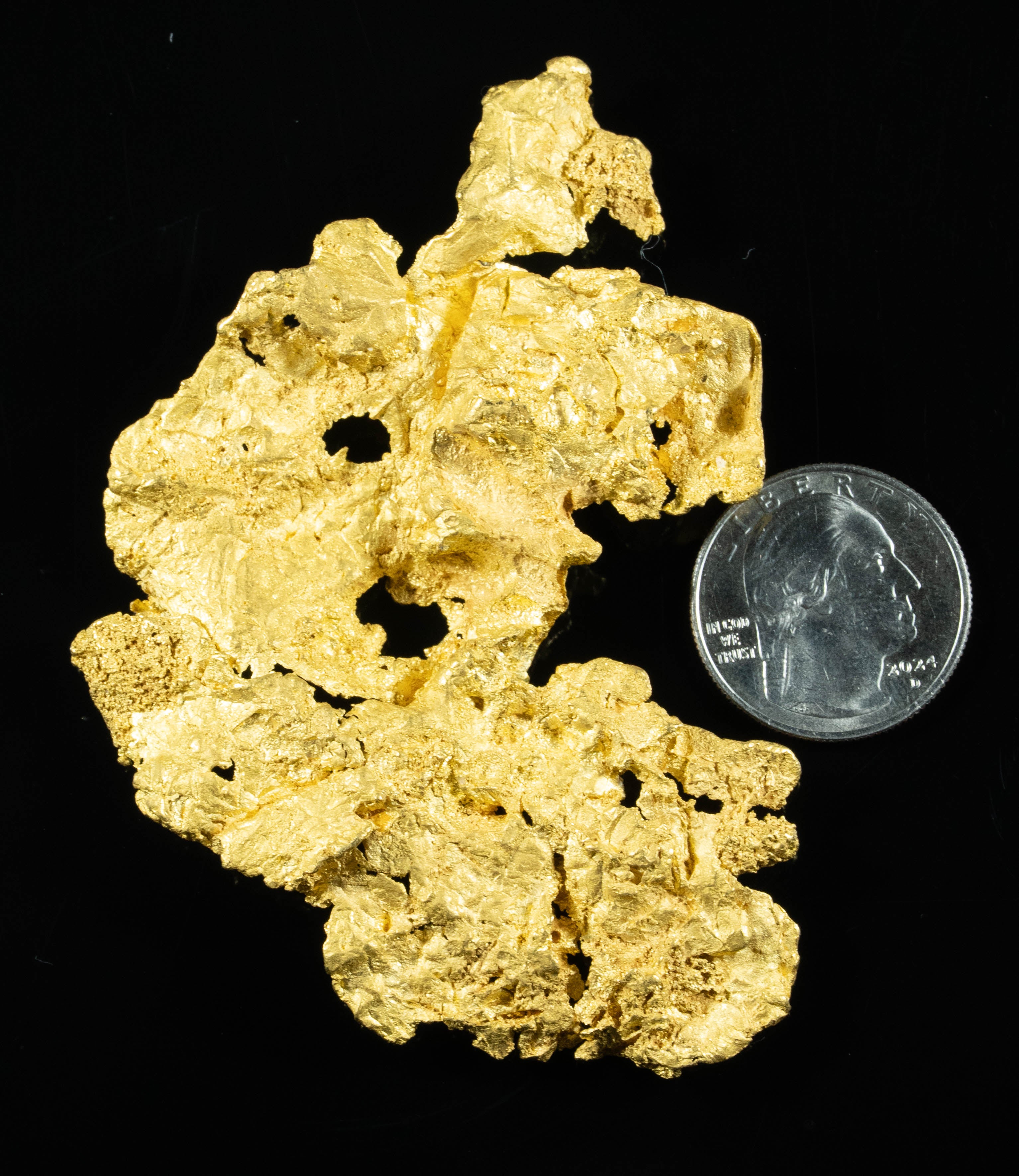 Large Australian Gold Nugget 105.8 Grams 3.40 Troy Ounces.