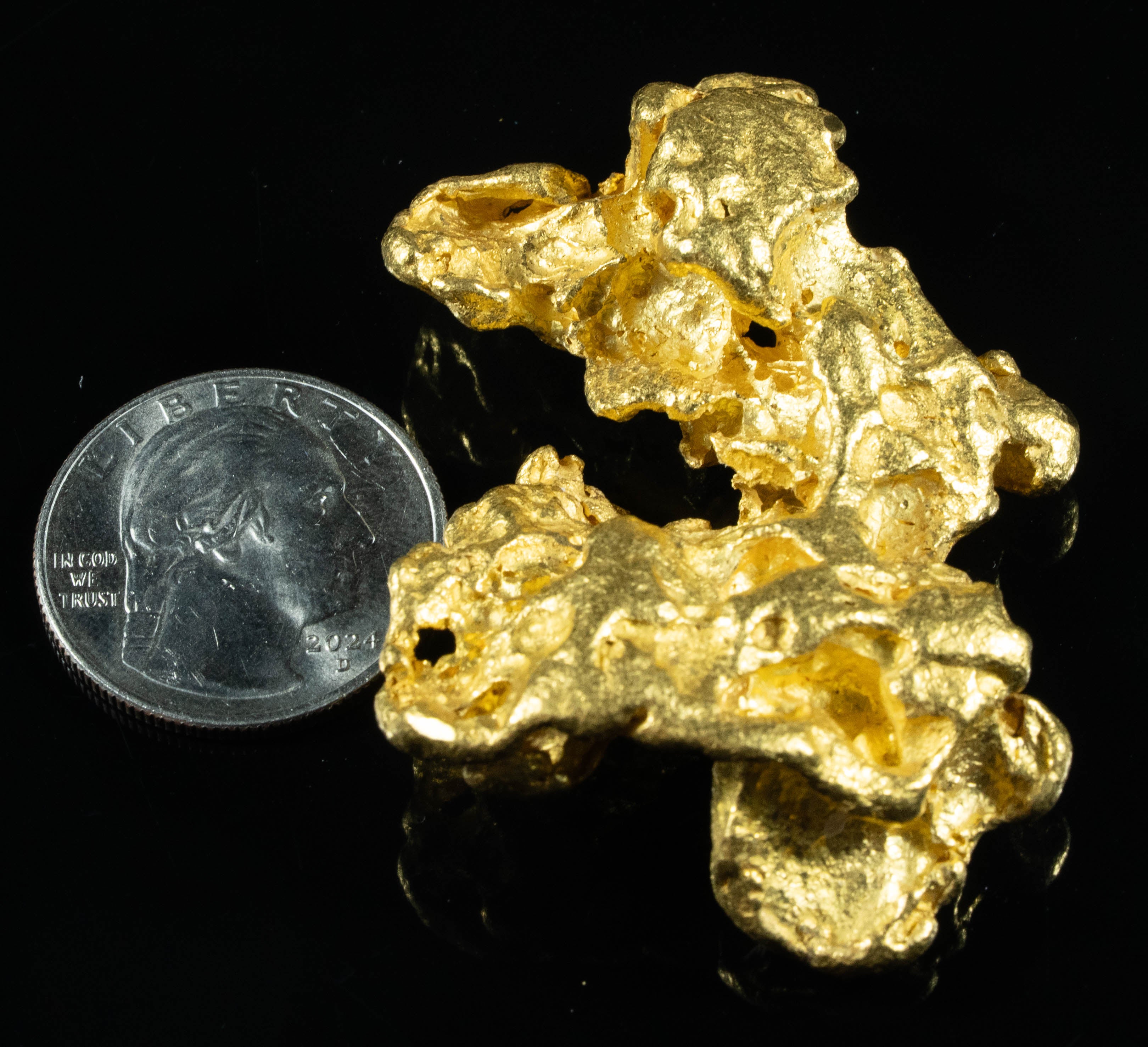 Large Australian Gold Nugget 113.6 Grams 3.65 Troy Ounces.