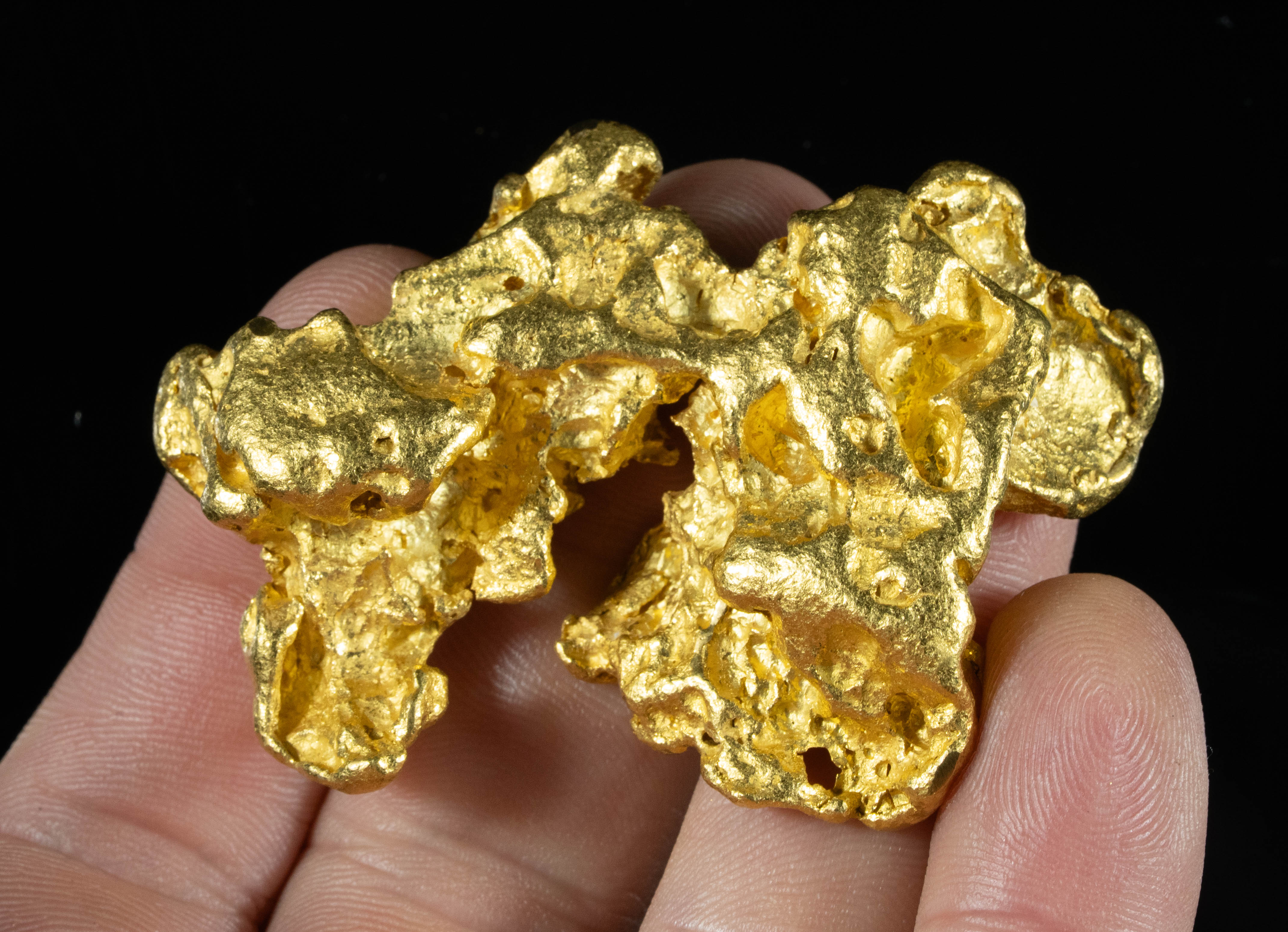 Large Australian Gold Nugget 113.6 Grams 3.65 Troy Ounces.