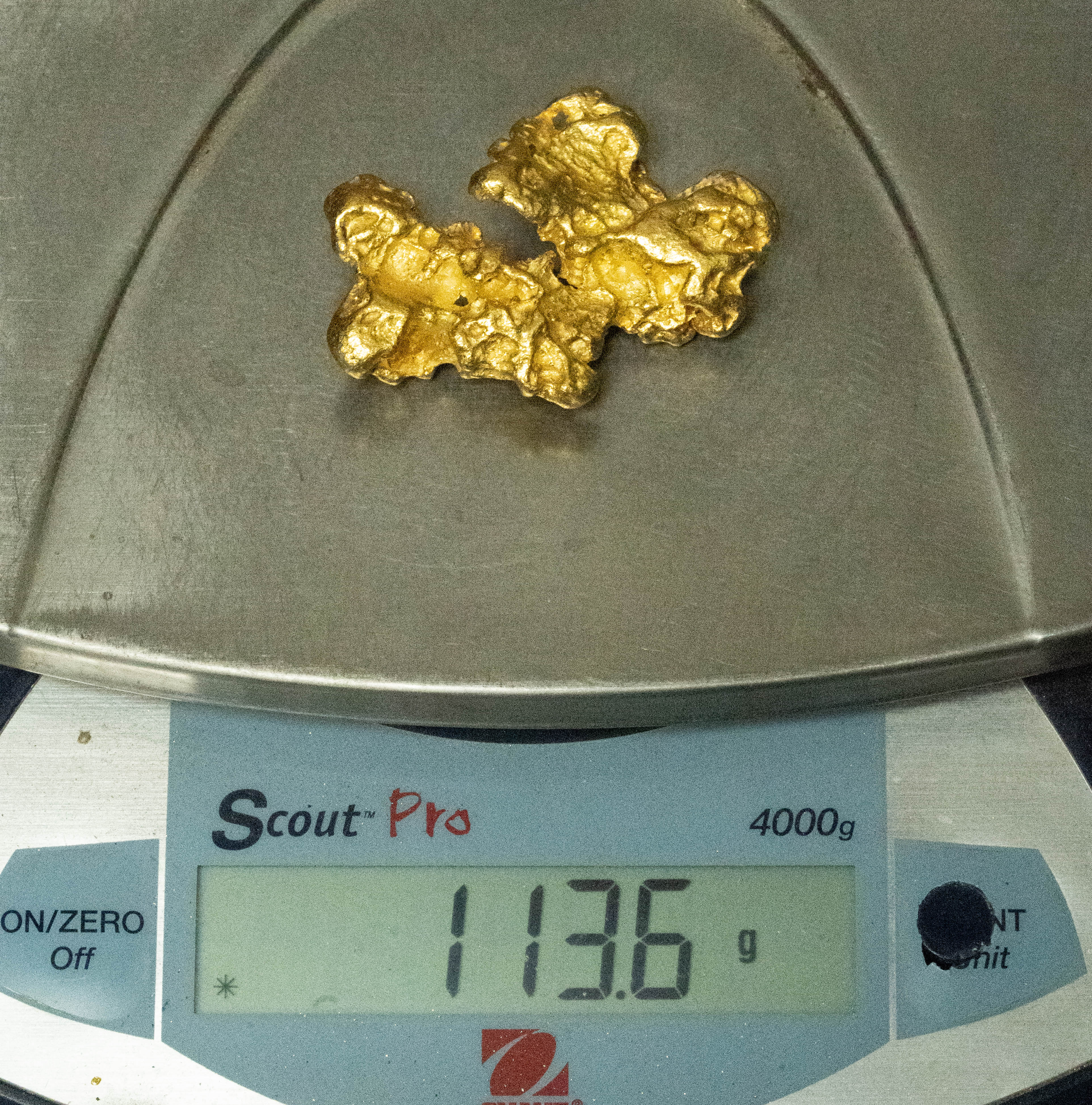 Large Australian Gold Nugget 113.6 Grams 3.65 Troy Ounces.
