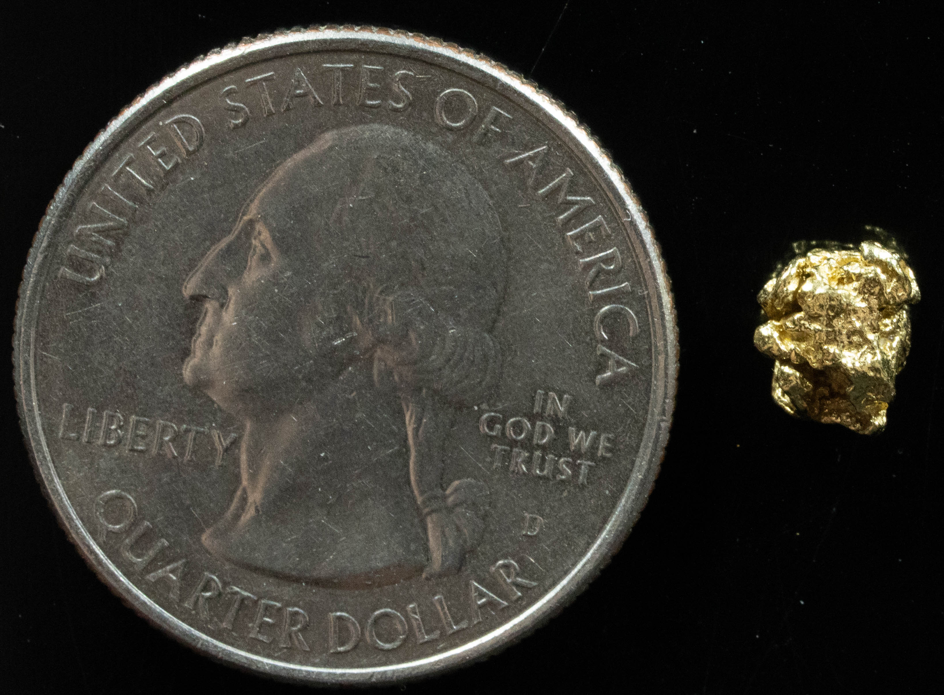 #130 Alaskan BC Natural Gold Nugget .829 Grams Genuine
