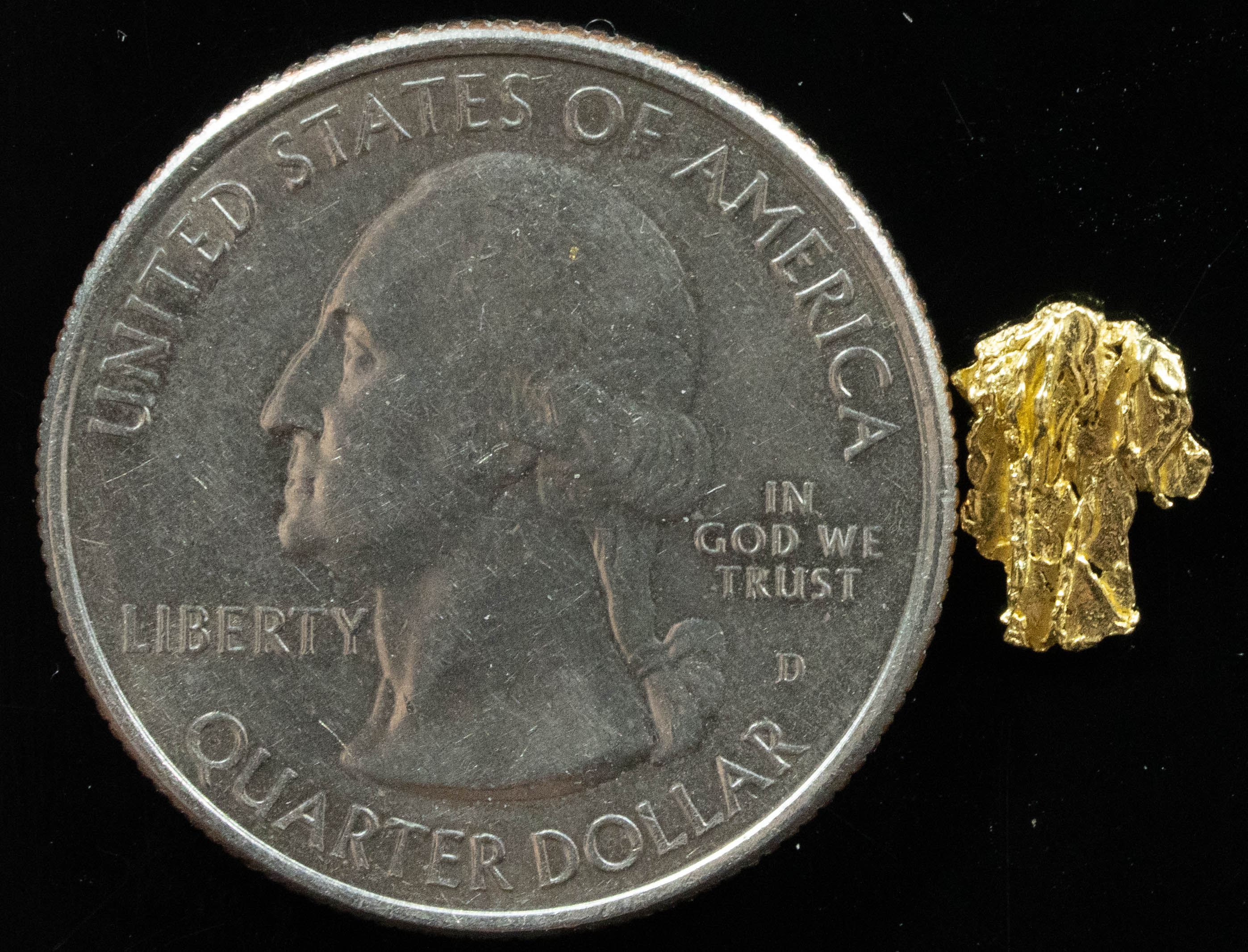 #131 Alaskan BC Natural Gold Nugget .30 Grams Genuine