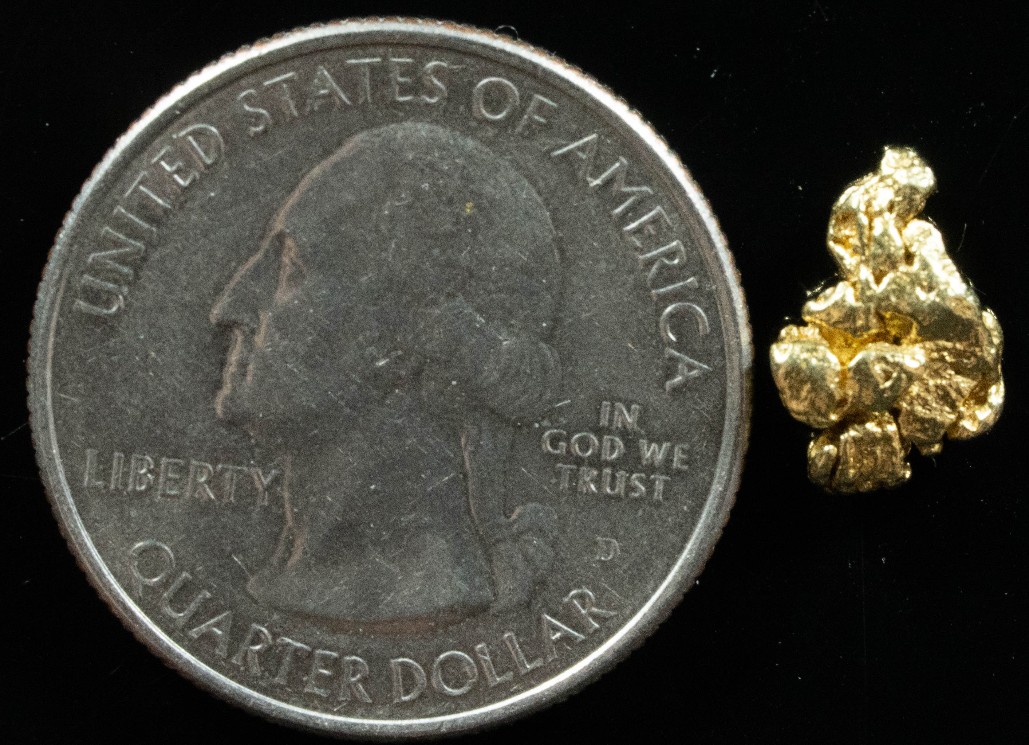 L-17 Exotic Alaskan BC Natural Gold Nugget .98 Grams Genuine