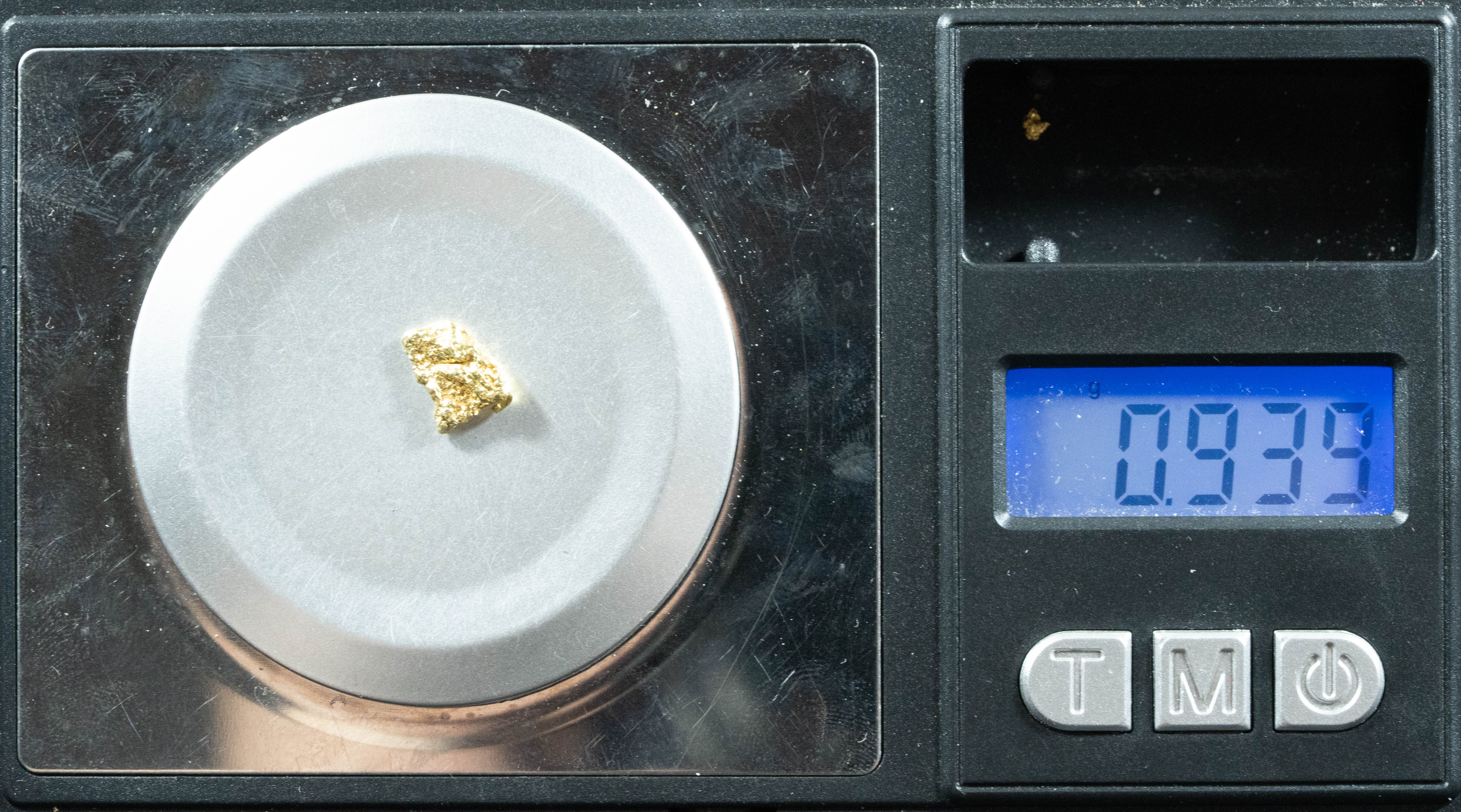 #134 Alaskan BC Natural Gold Nugget .939 Grams Genuine