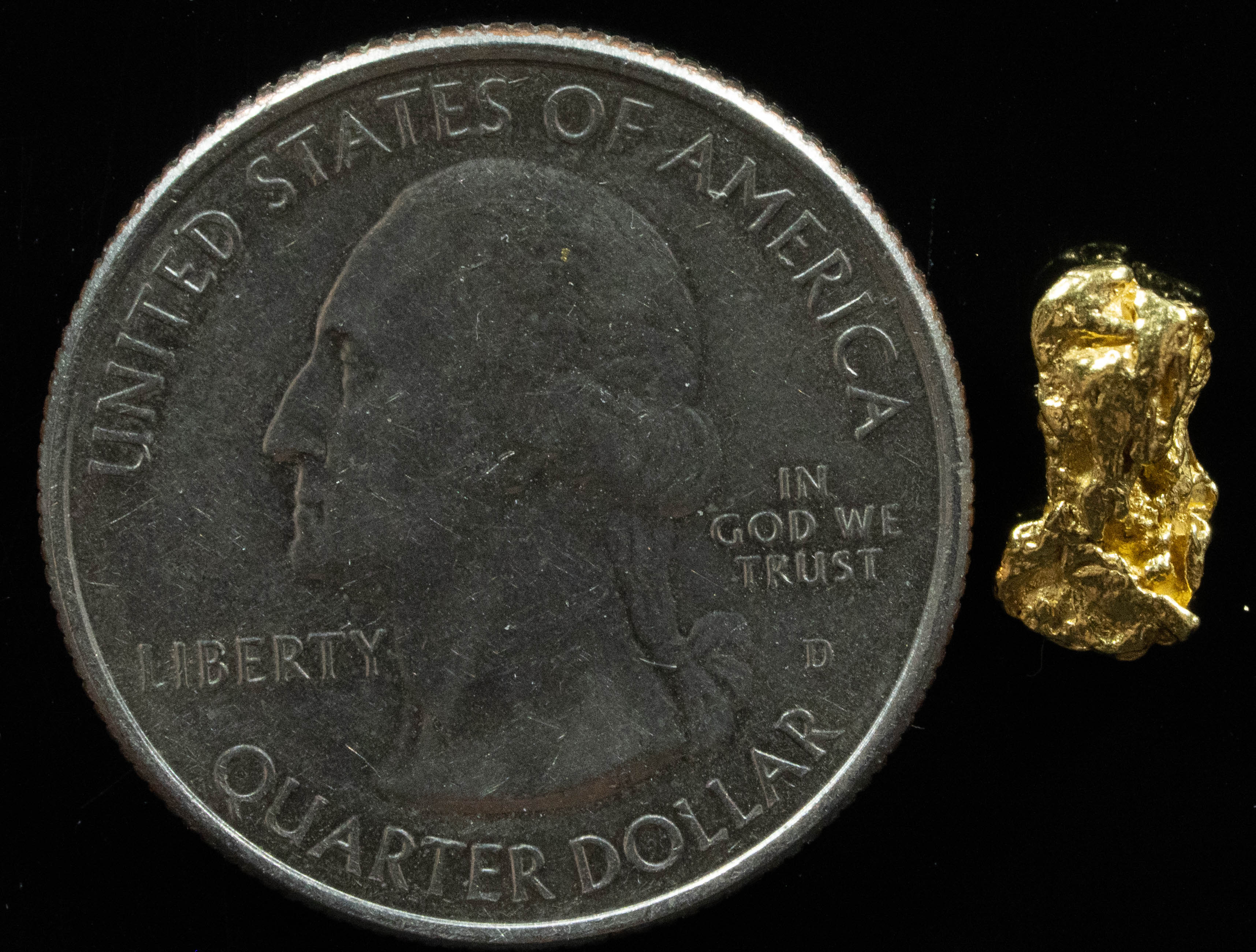 #135 Alaskan BC Natural Gold Nugget .81 Grams Genuine