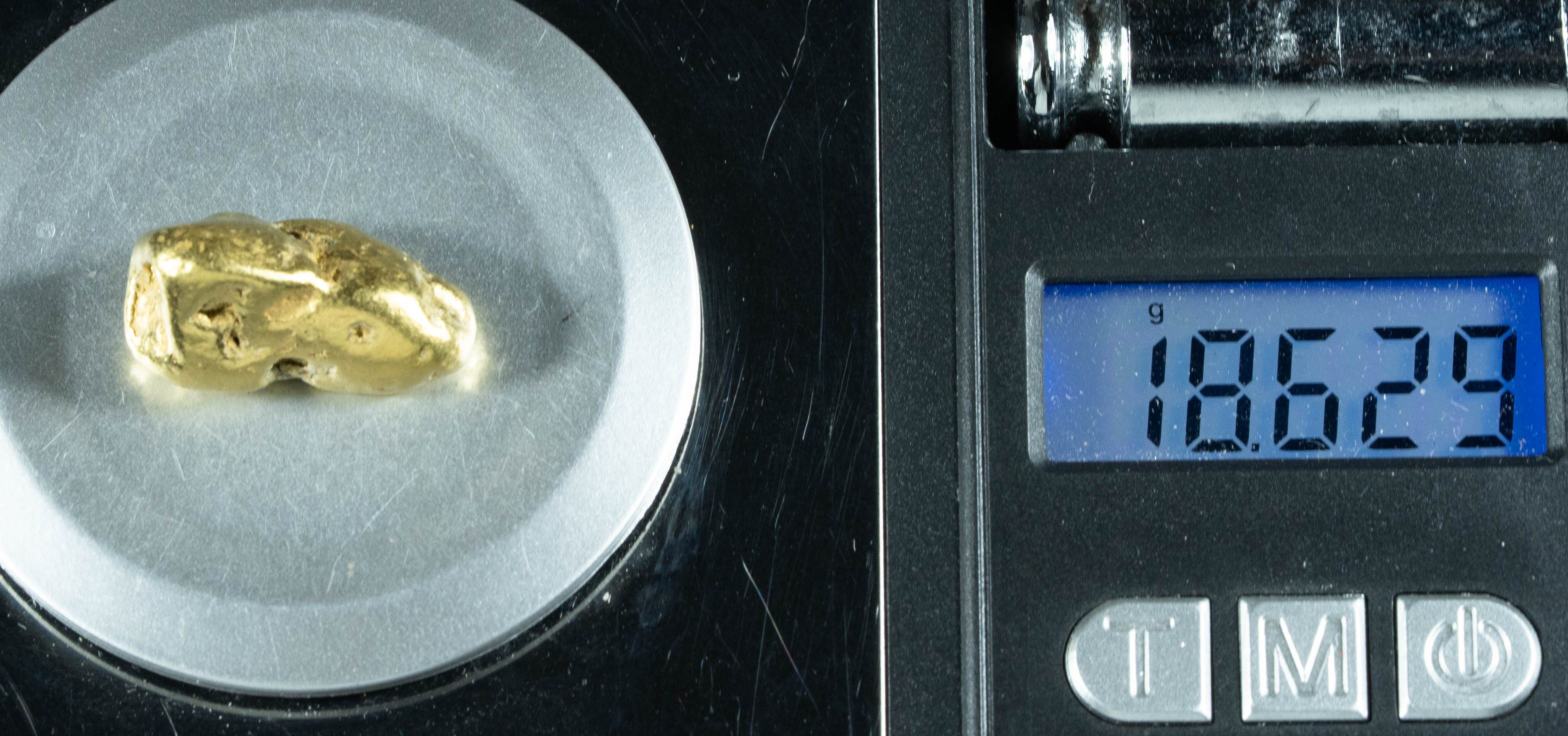 #390 Alaskan BC Natural Gold Nugget 18.62 Grams Genuine