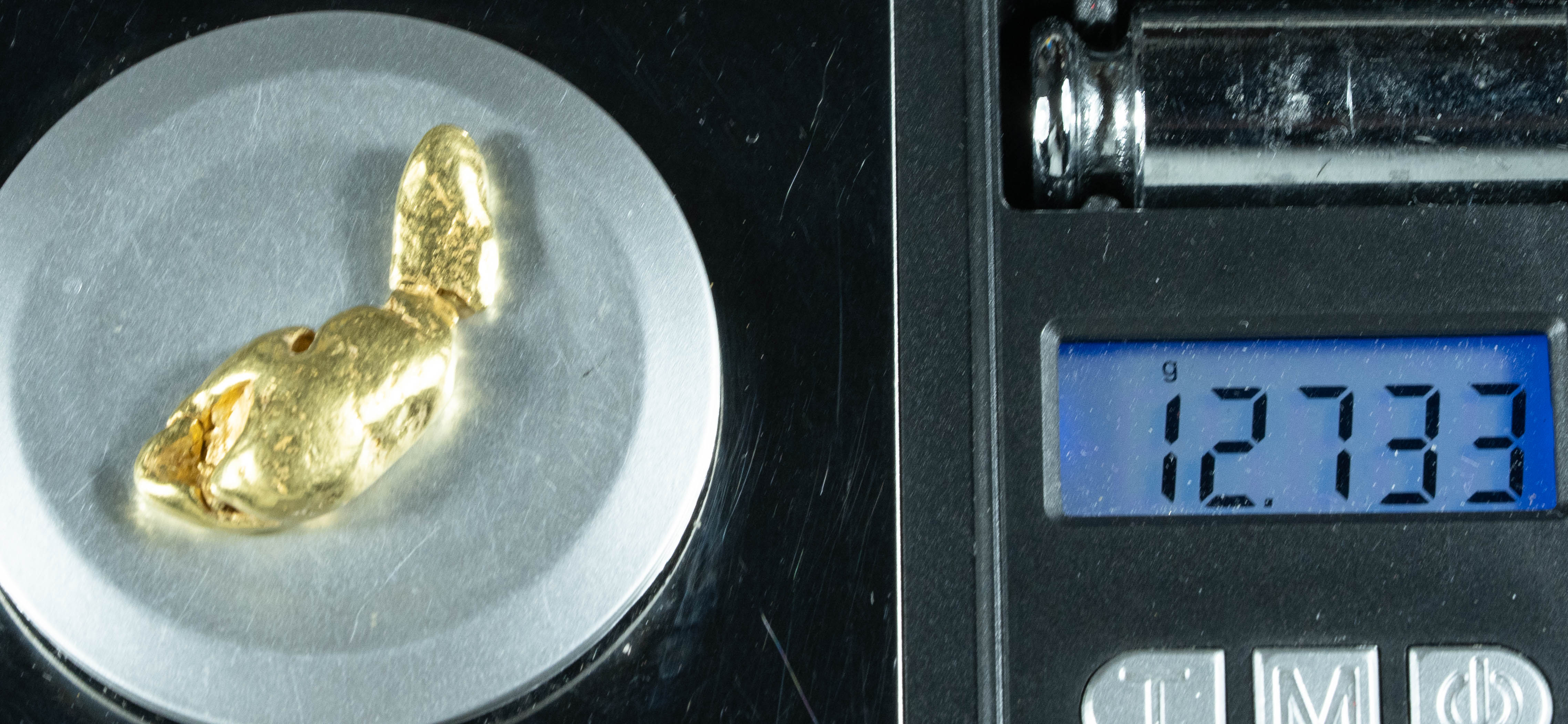 #397 Alaskan BC Natural Gold Nugget 12.73 Grams Genuine