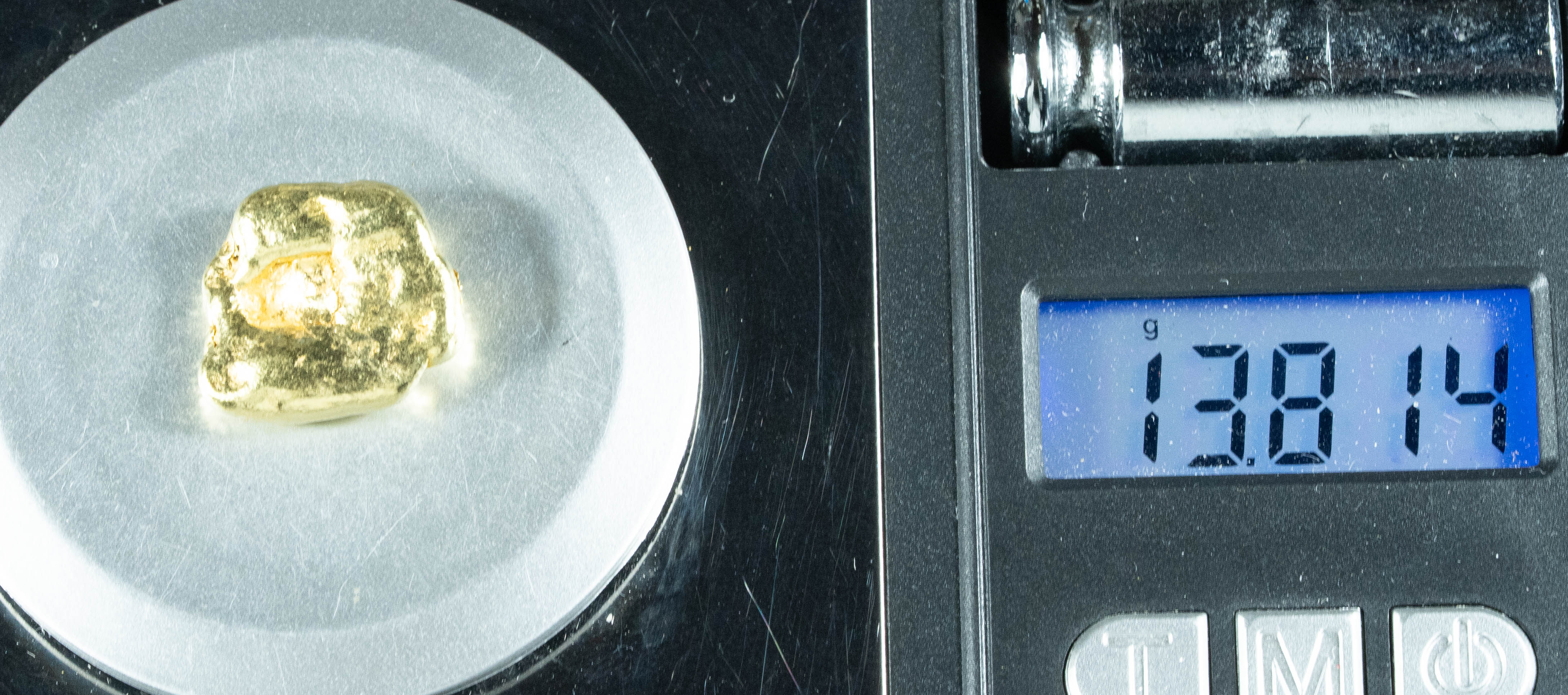 #422 Alaskan BC Natural Gold Nugget 13.81 Grams Genuine