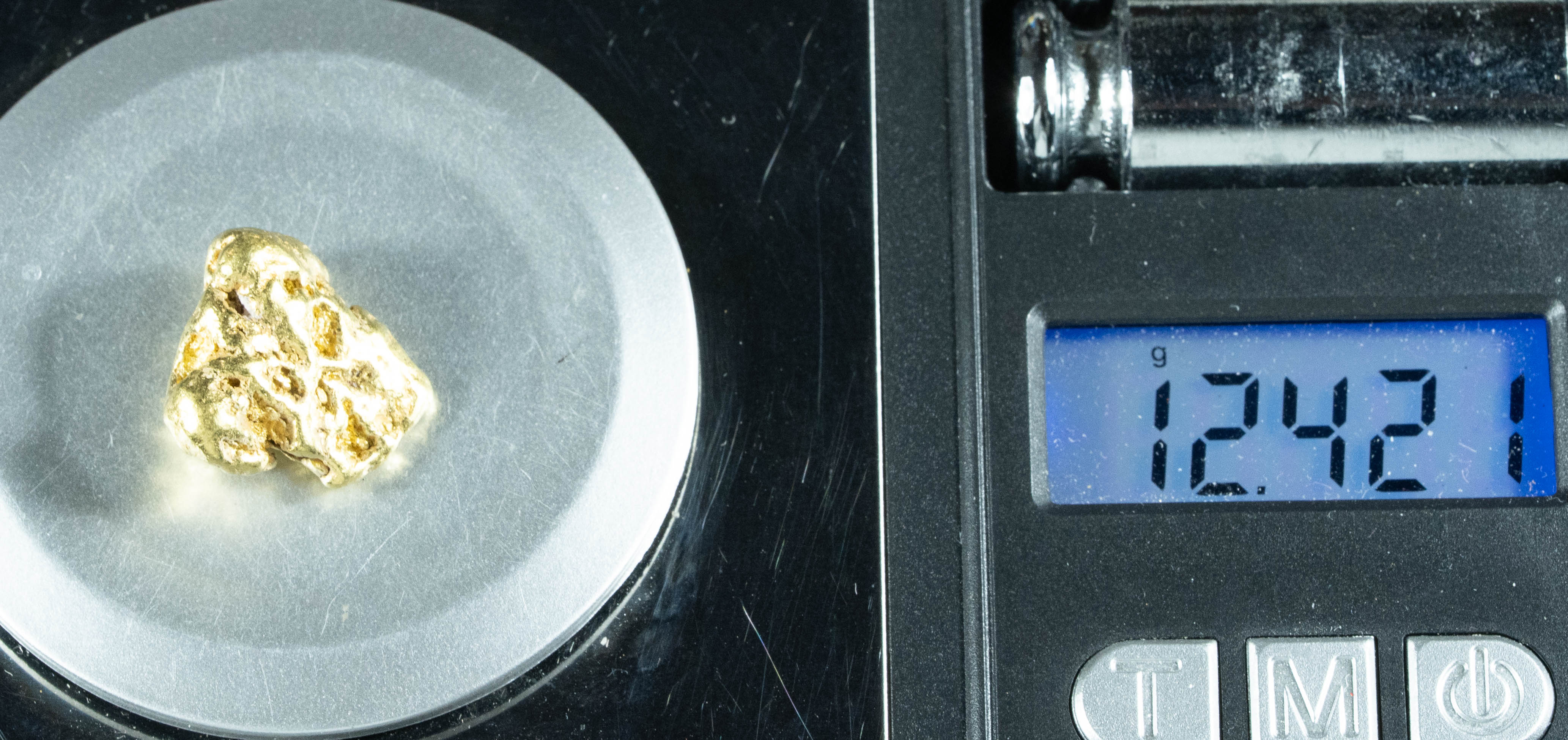 #427 Alaskan BC Natural Gold Nugget 12.42 Grams Genuine