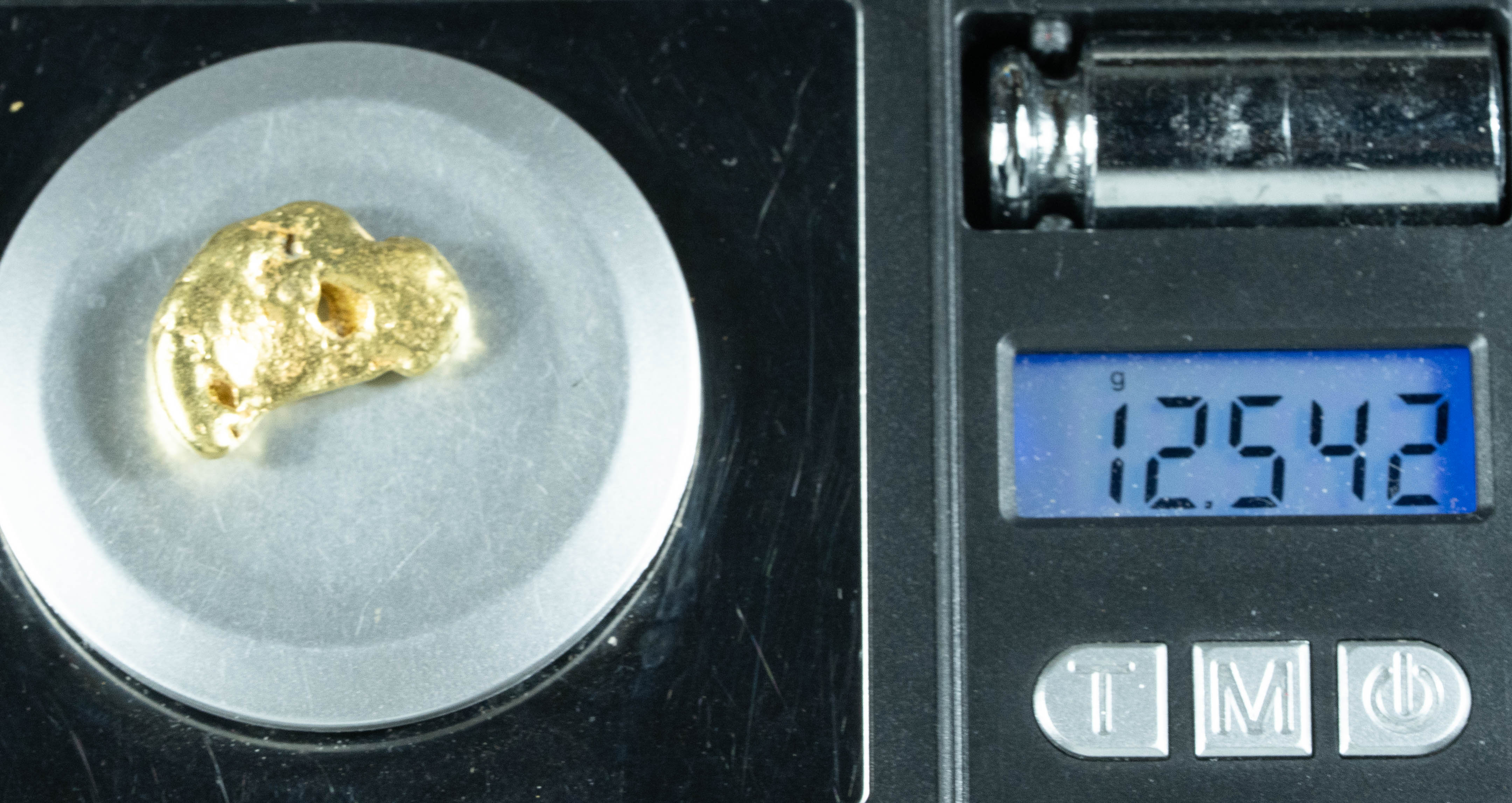 #434 Alaskan BC Natural Gold Nugget 12.54 Grams Genuine