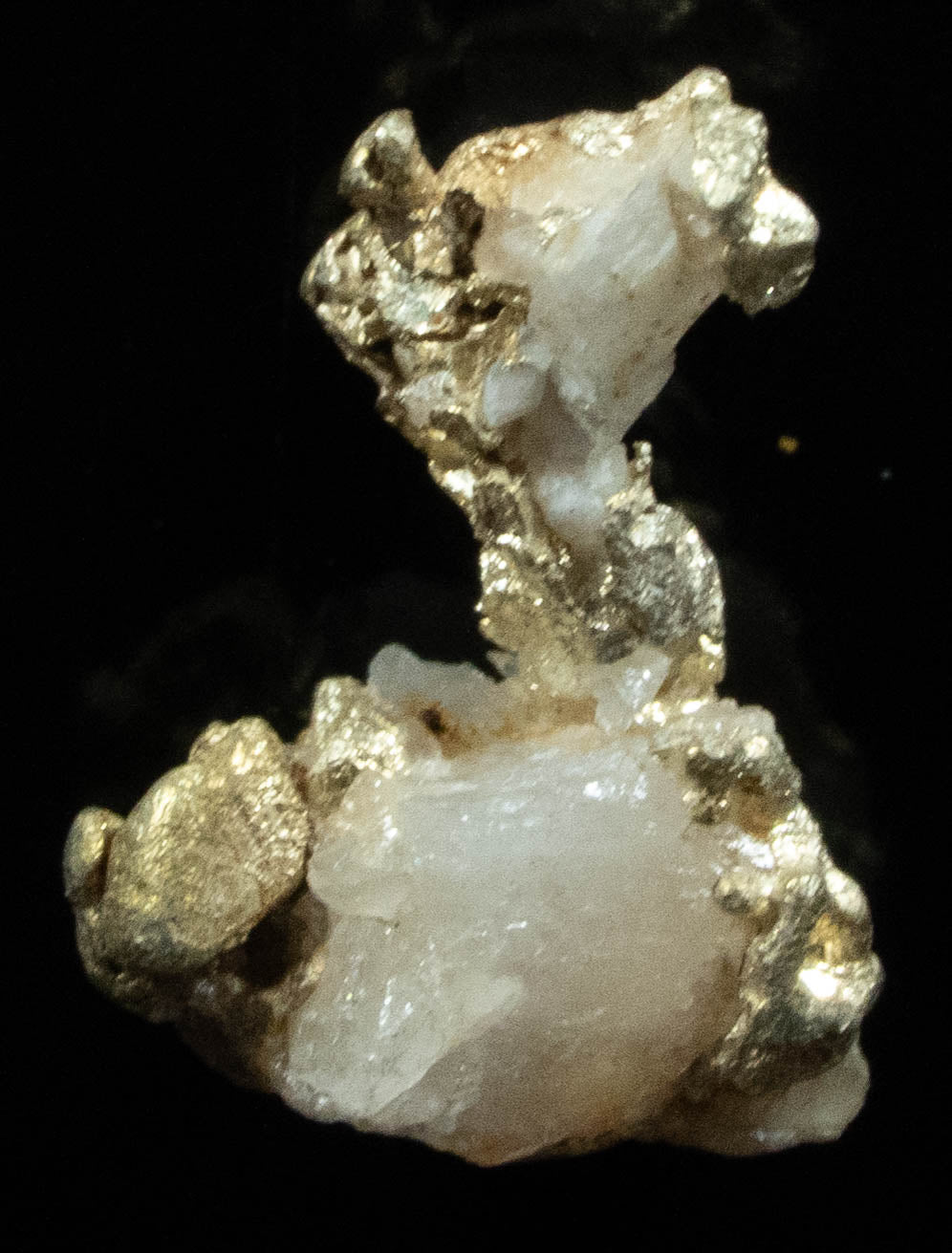 QN-55 "Alaskan BC Gold Nuggets with Quartz" Genuine .71 Grams