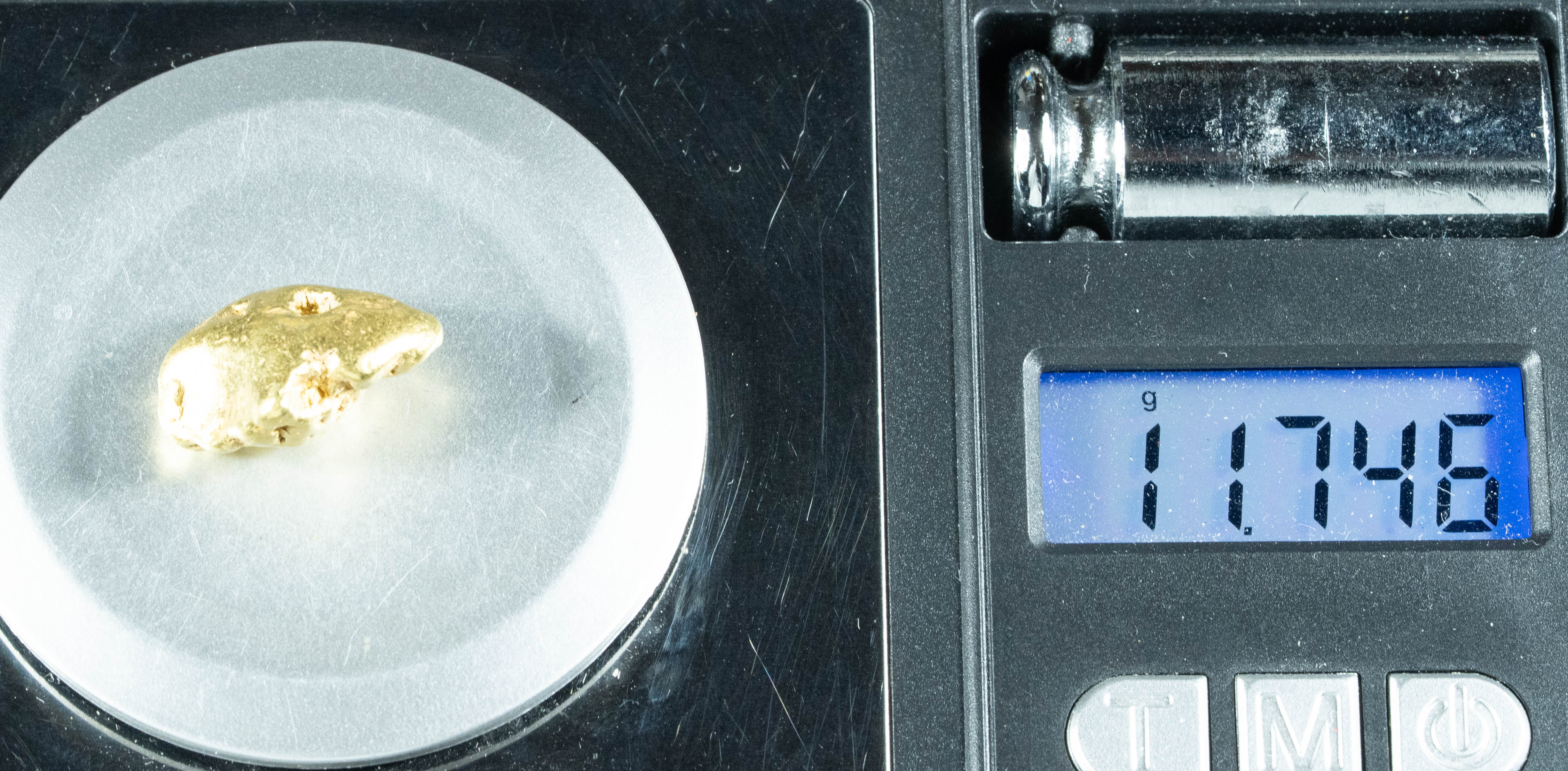 #435 Alaskan BC Natural Gold Nugget 11.74 Grams Genuine