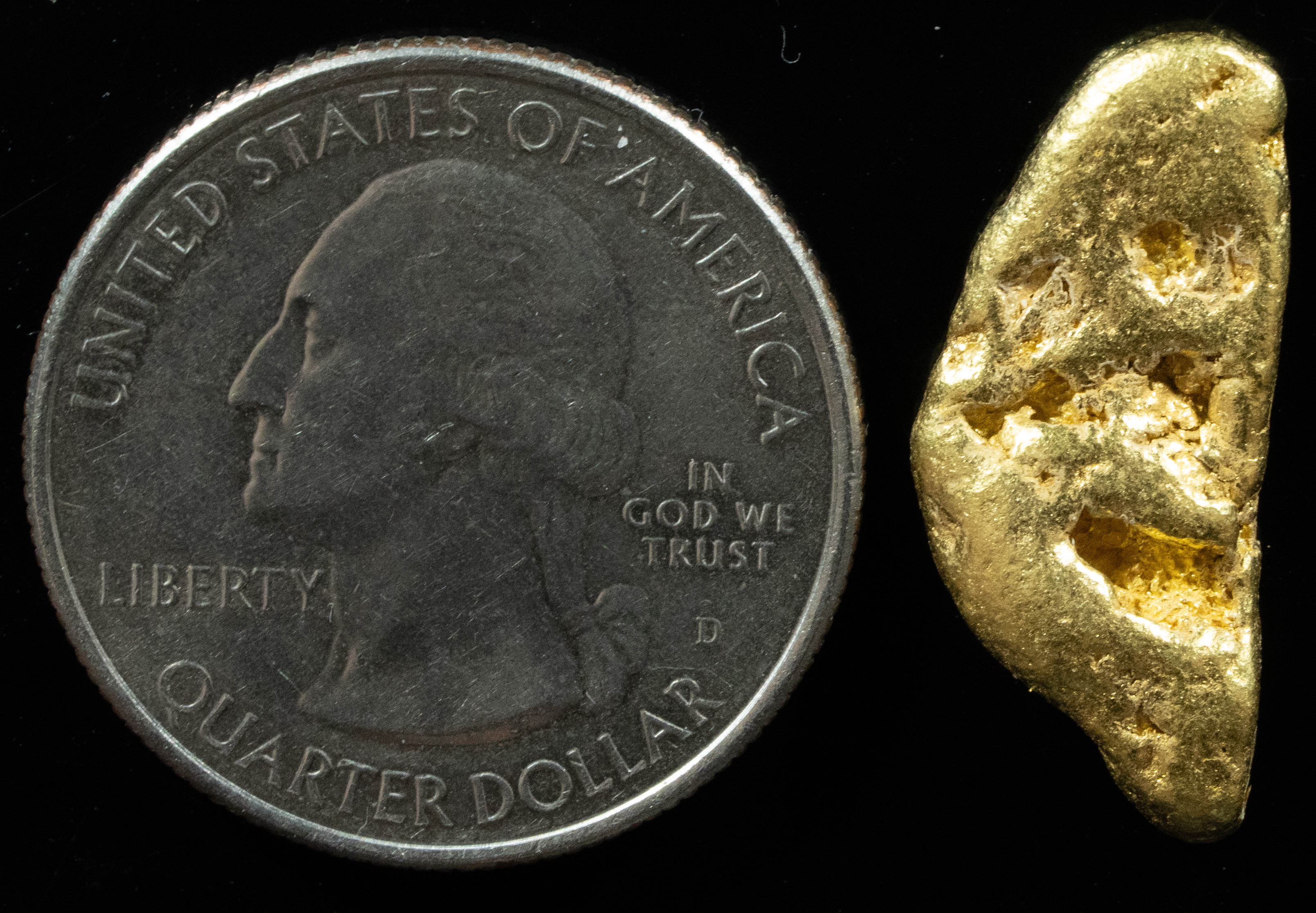 #362 Alaskan BC Natural Gold Nugget 5.80 Grams Genuine