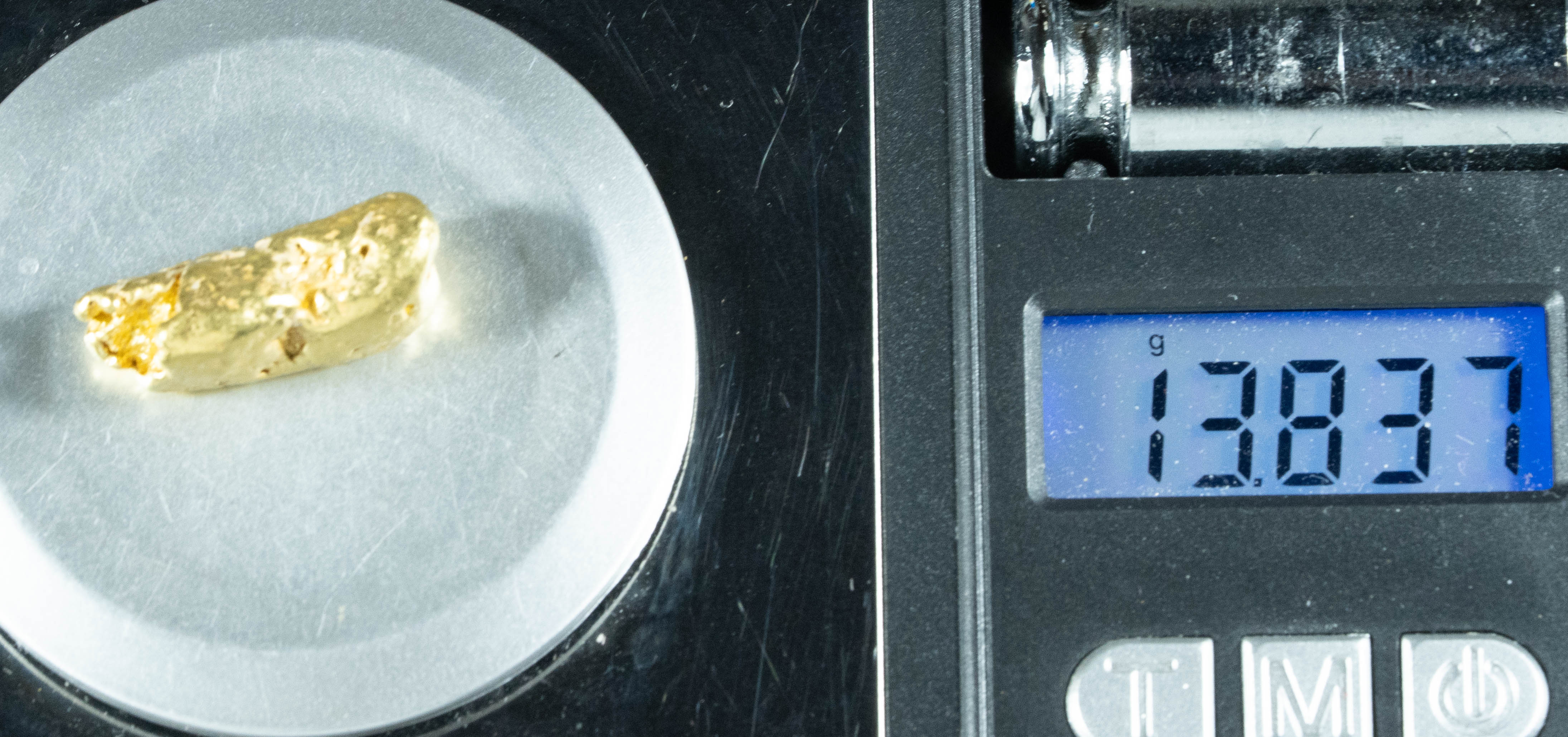 #438 Alaskan BC Natural Gold Nugget 13.83 Grams Genuine