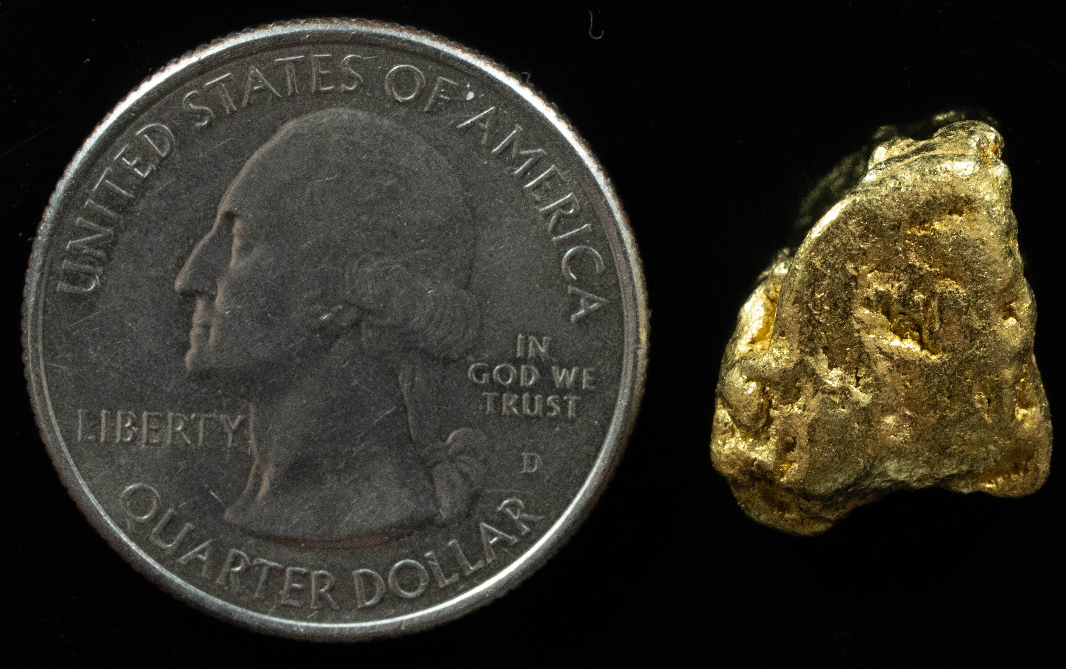 #364 Alaskan BC Natural Gold Nugget 6.50 Grams Genuine