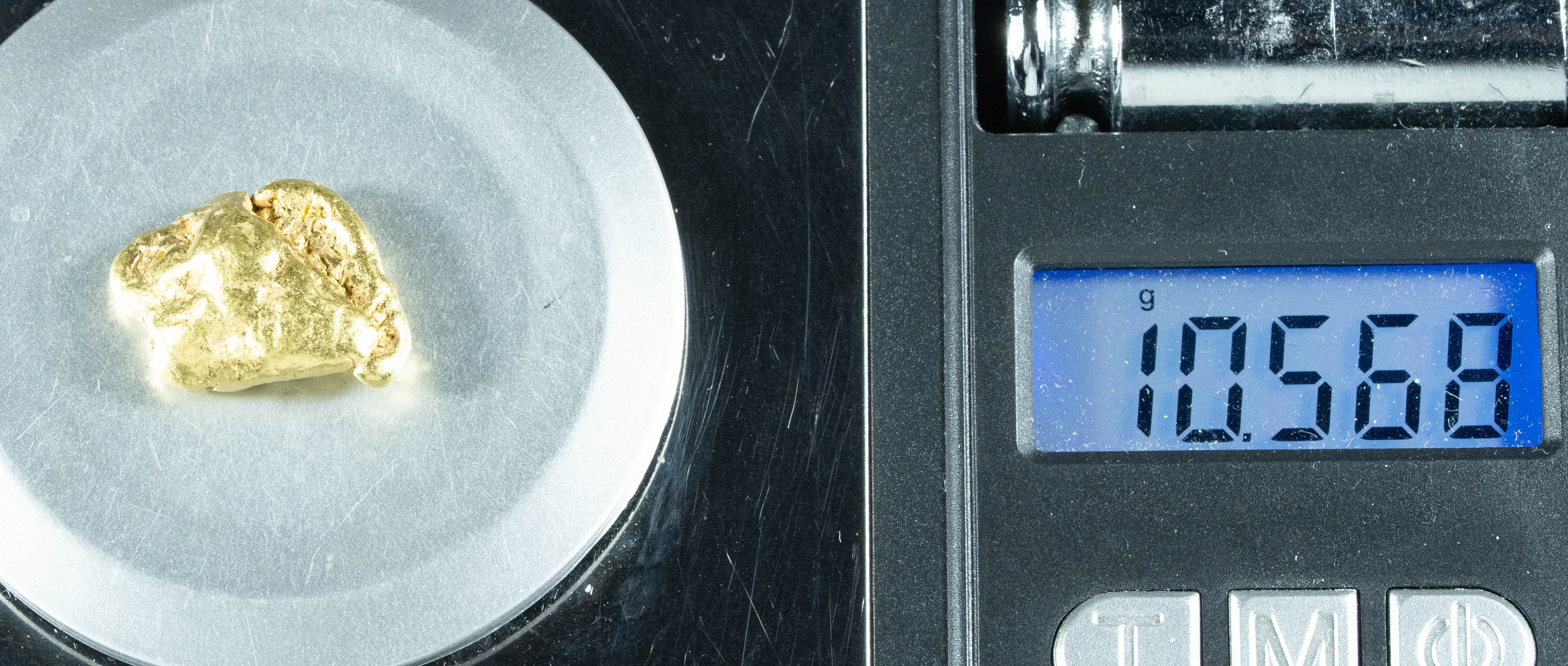 #443 Alaskan BC Natural Gold Nugget 10.56 Grams Genuine