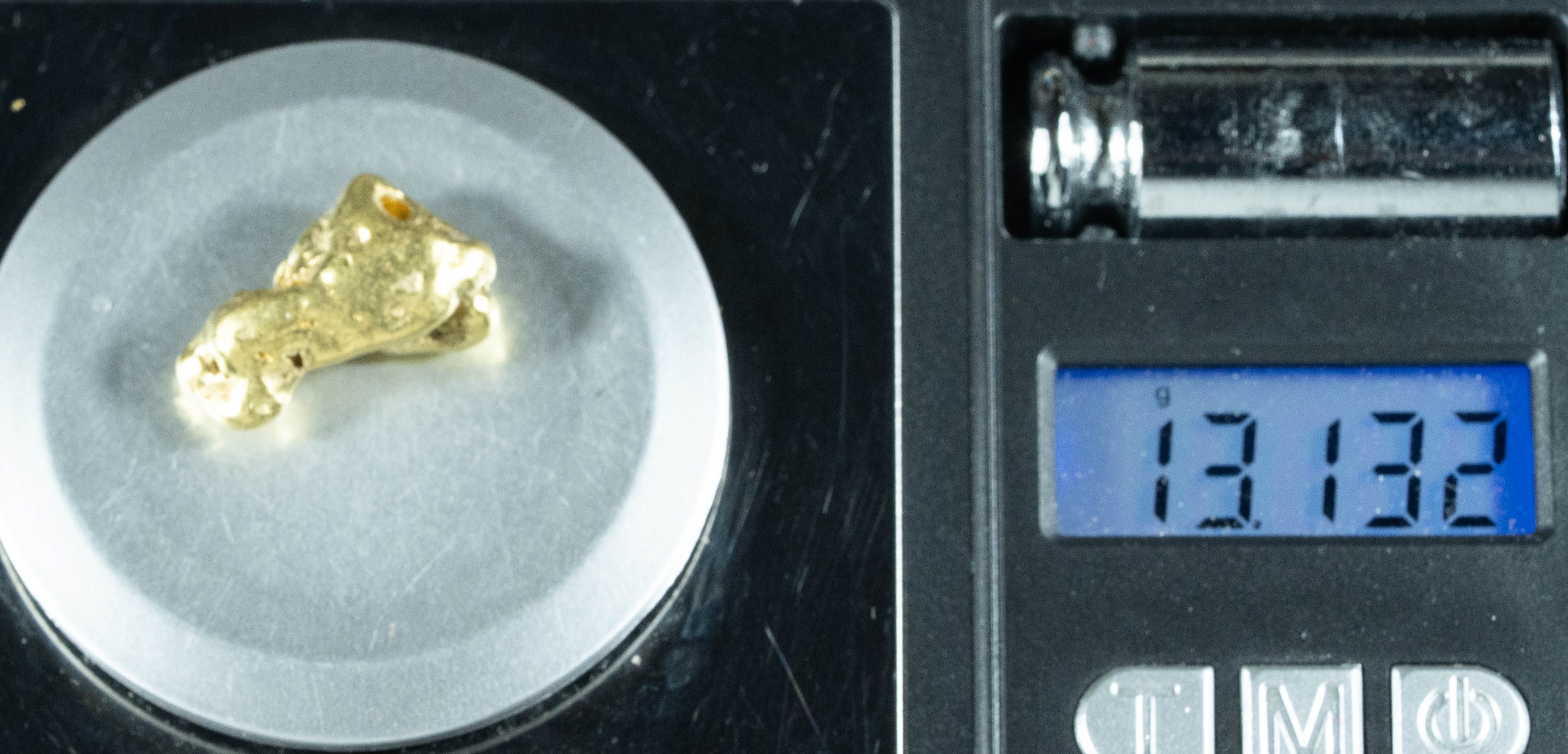 #449 Alaskan BC Natural Gold Nugget 13.13 Grams Genuine