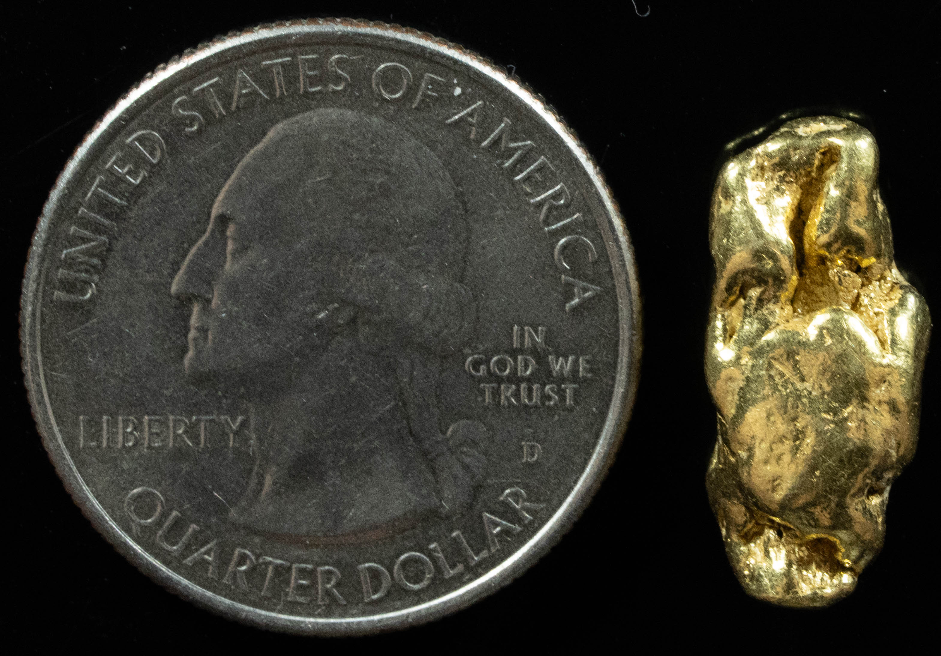 #366 Alaskan BC Natural Gold Nugget 5.61 Grams Genuine