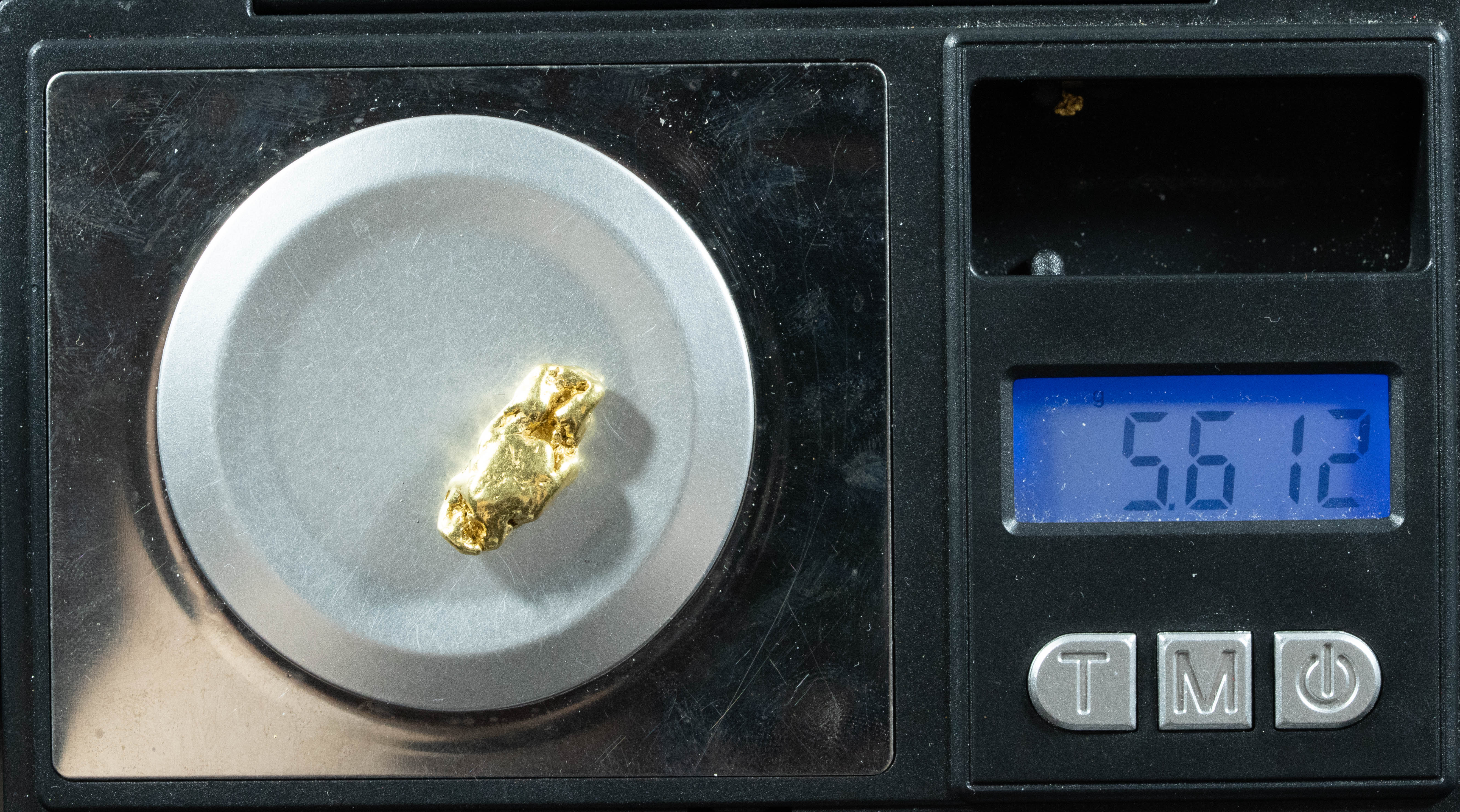 #366 Alaskan BC Natural Gold Nugget 5.61 Grams Genuine