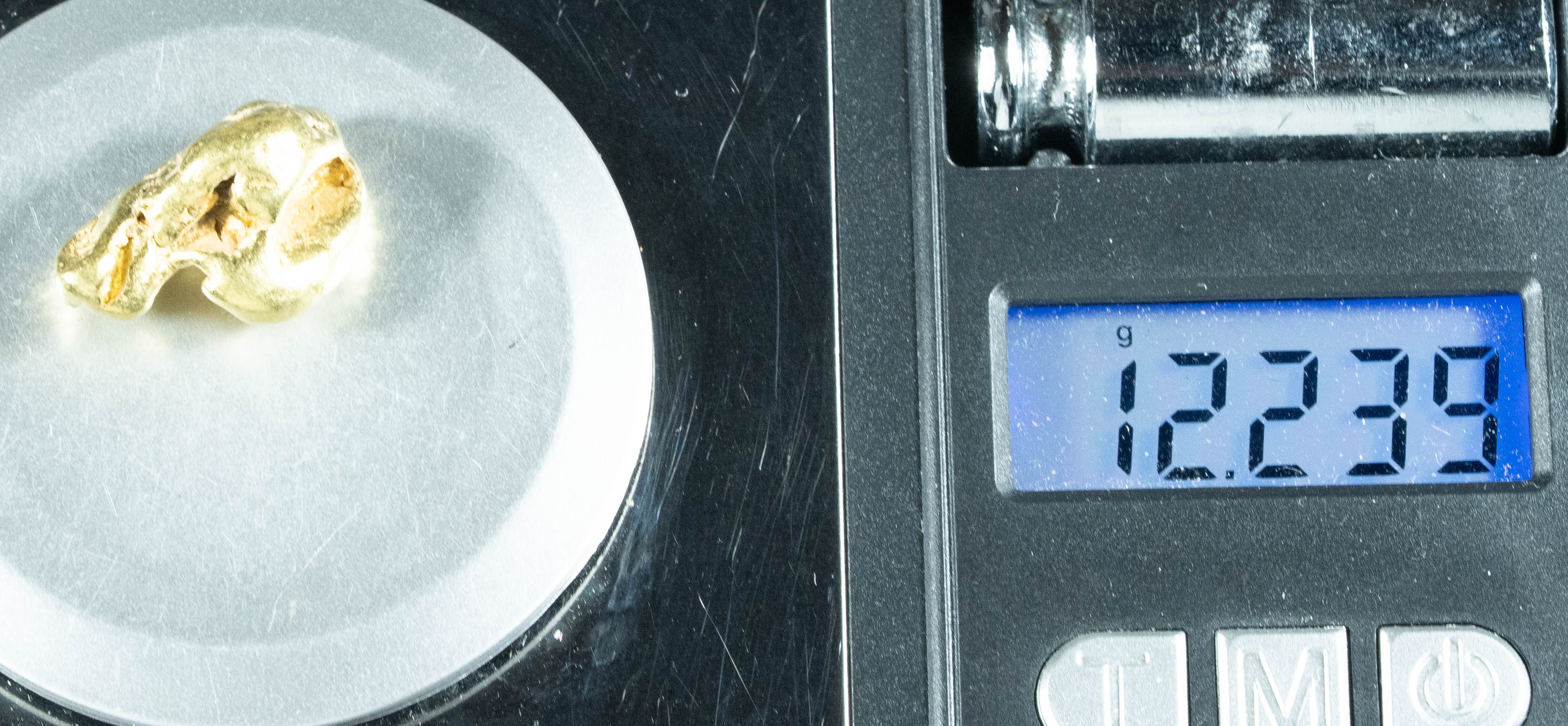 #454 Alaskan BC Natural Gold Nugget 12.28 Grams Genuine