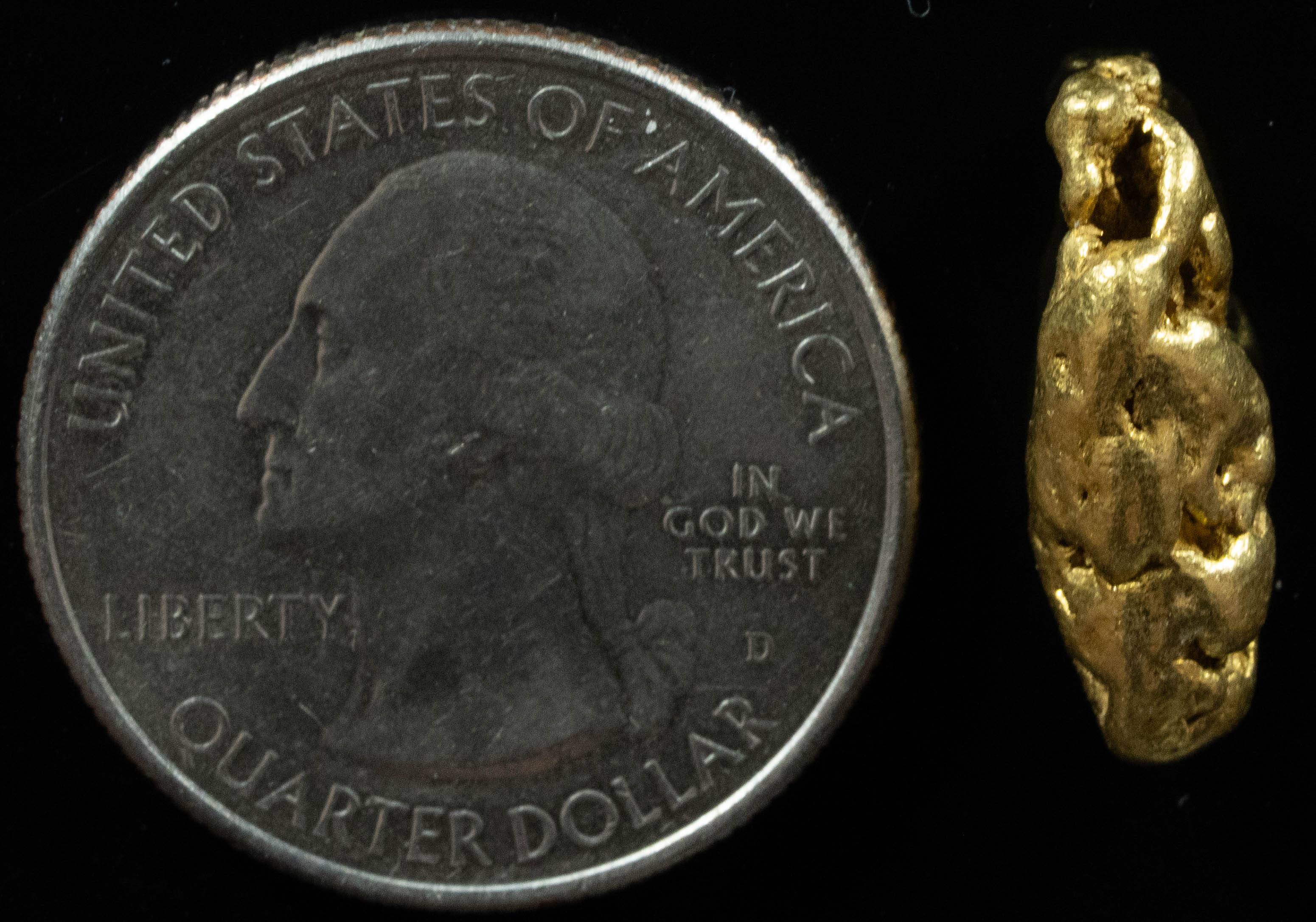 #368 Alaskan BC Natural Gold Nugget 5.77 Grams Genuine