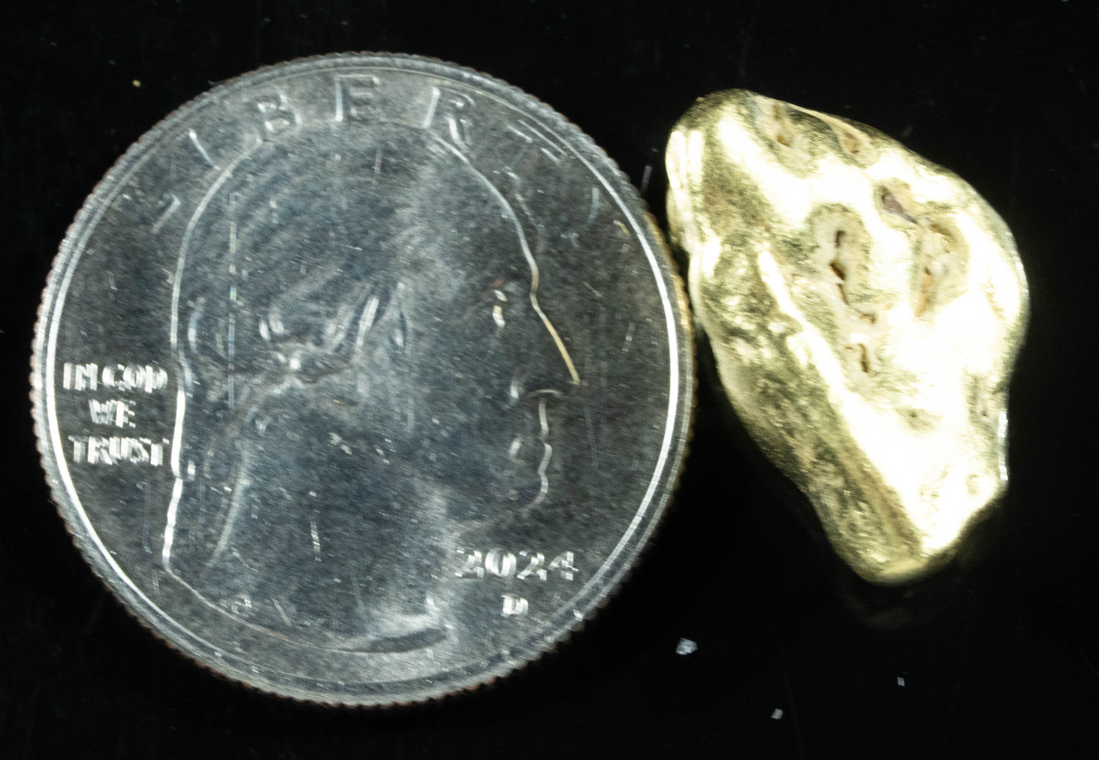 #462 Alaskan BC Natural Gold Nugget 10.01 Grams Genuine