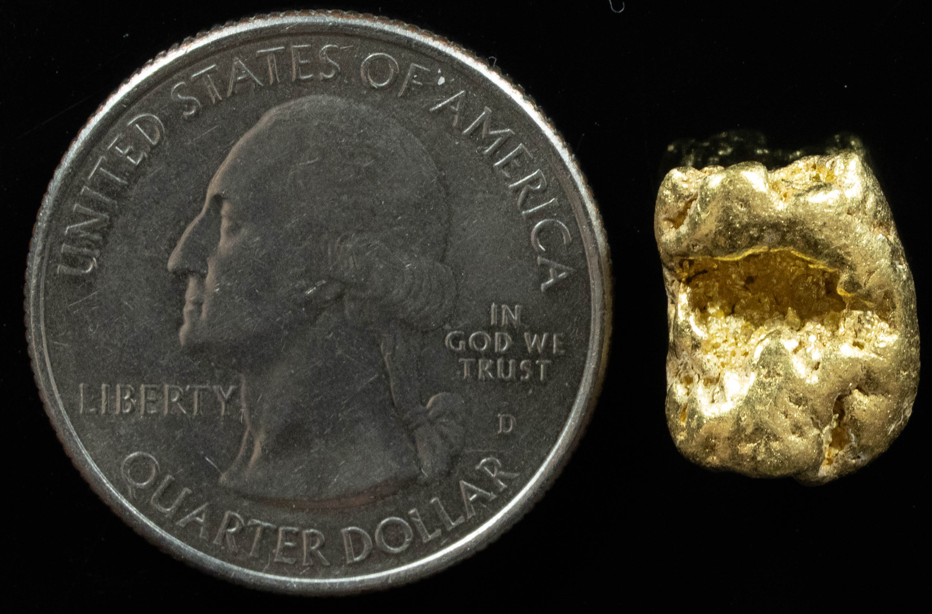 #369 Alaskan BC Natural Gold Nugget 6.02 Grams Genuine
