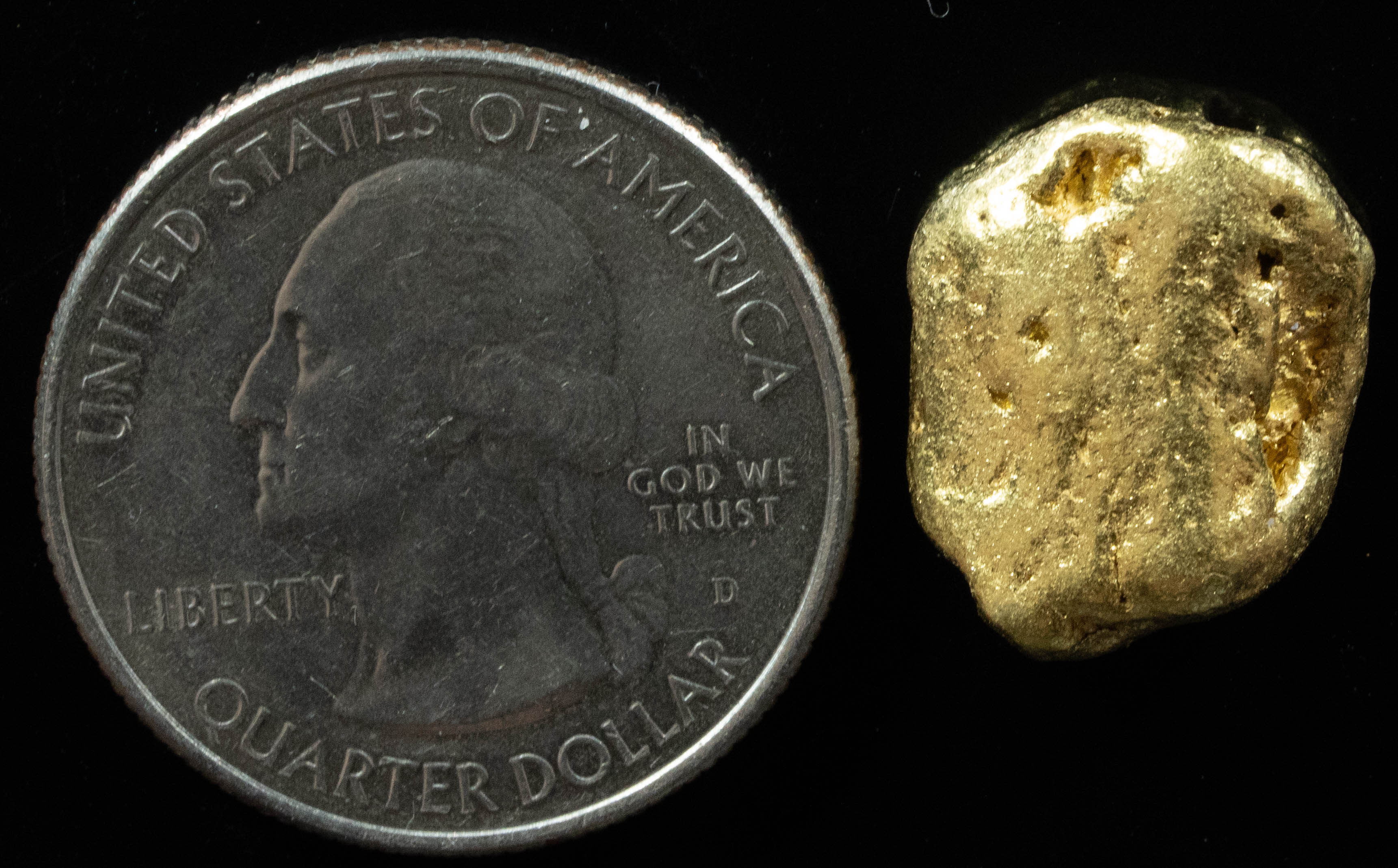 #372 Alaskan BC Natural Gold Nugget 7.83 Grams Genuine