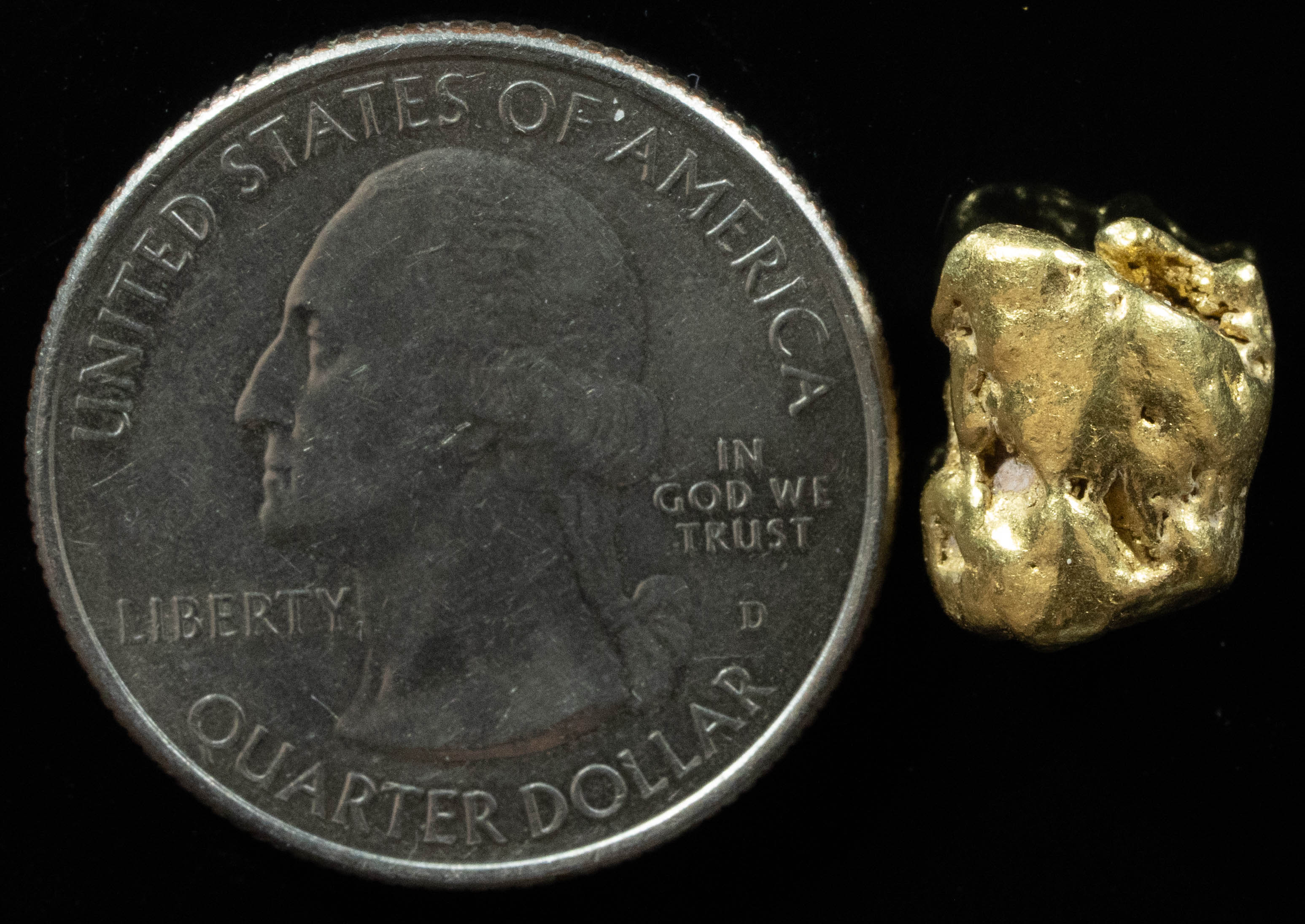 #375 Alaskan BC Natural Gold Nugget 5.73 Grams Genuine