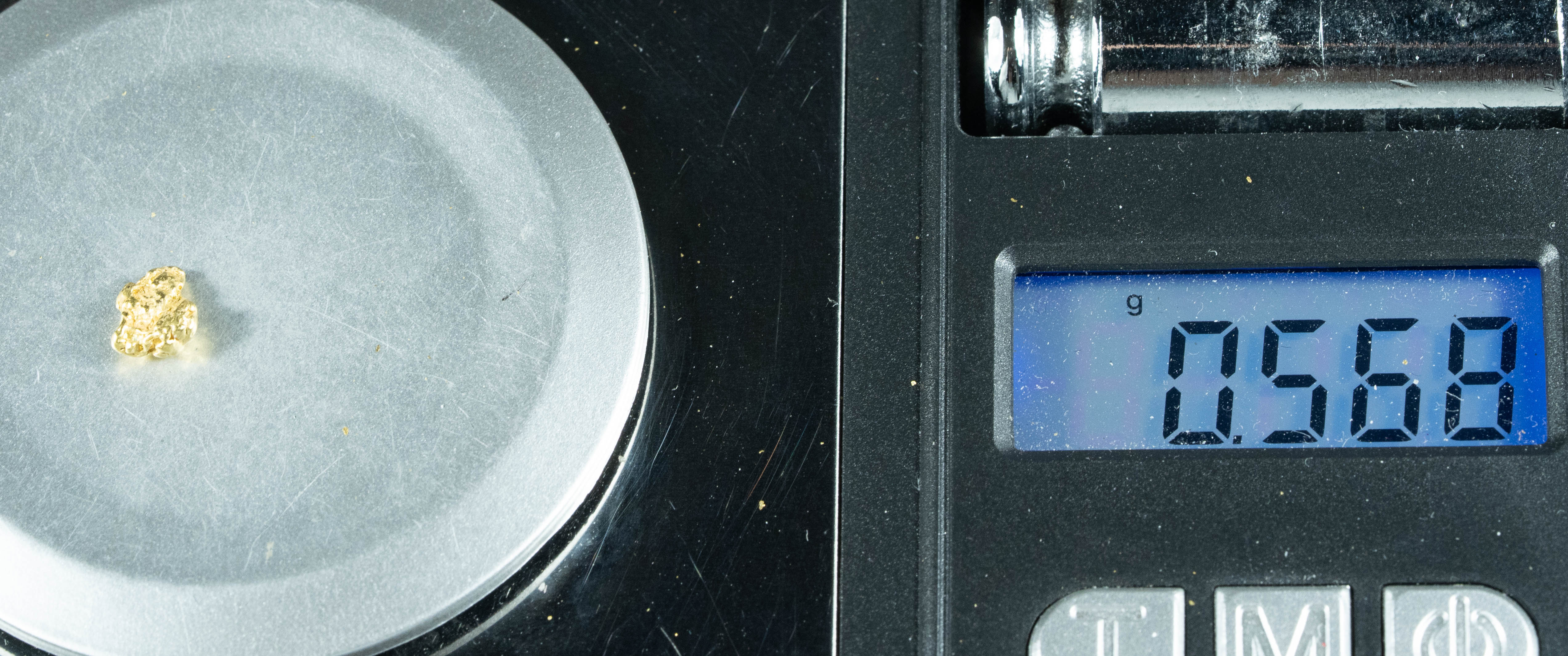 #9 Alaskan BC Natural Gold Nugget .56 Grams Genuine