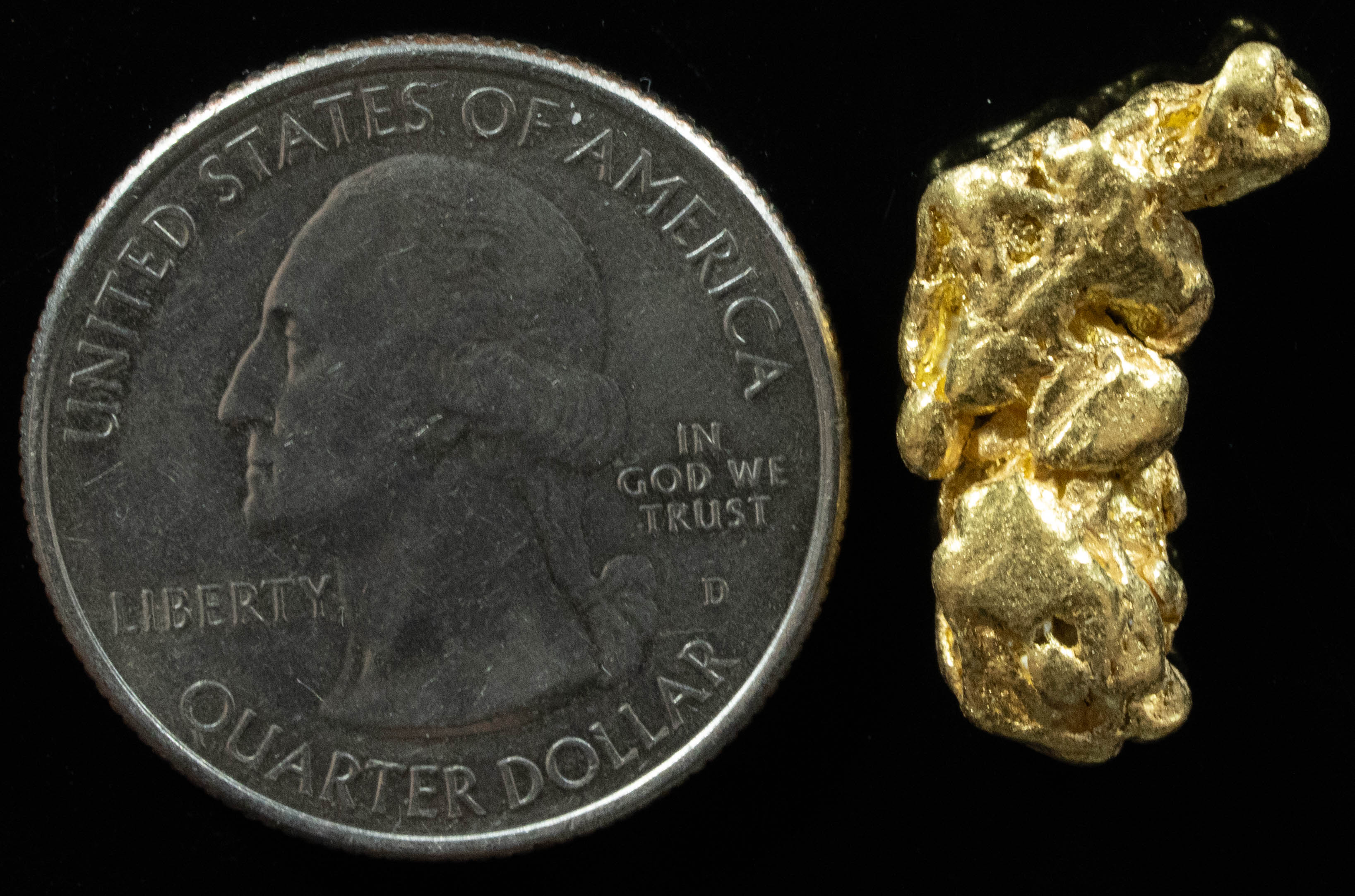 #379 Alaskan BC Natural Gold Nugget 5.96 Grams Genuine