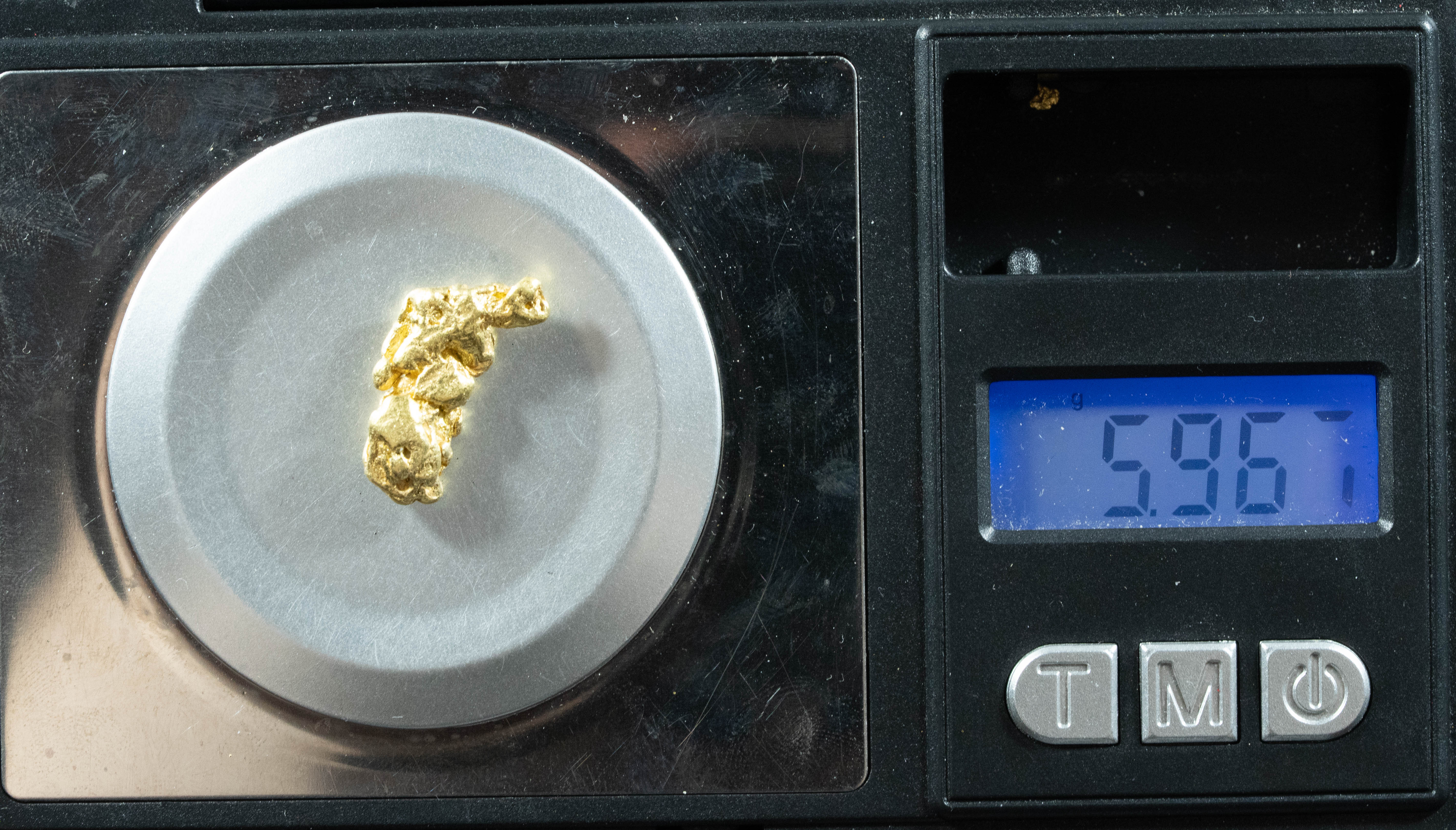 #379 Alaskan BC Natural Gold Nugget 5.96 Grams Genuine