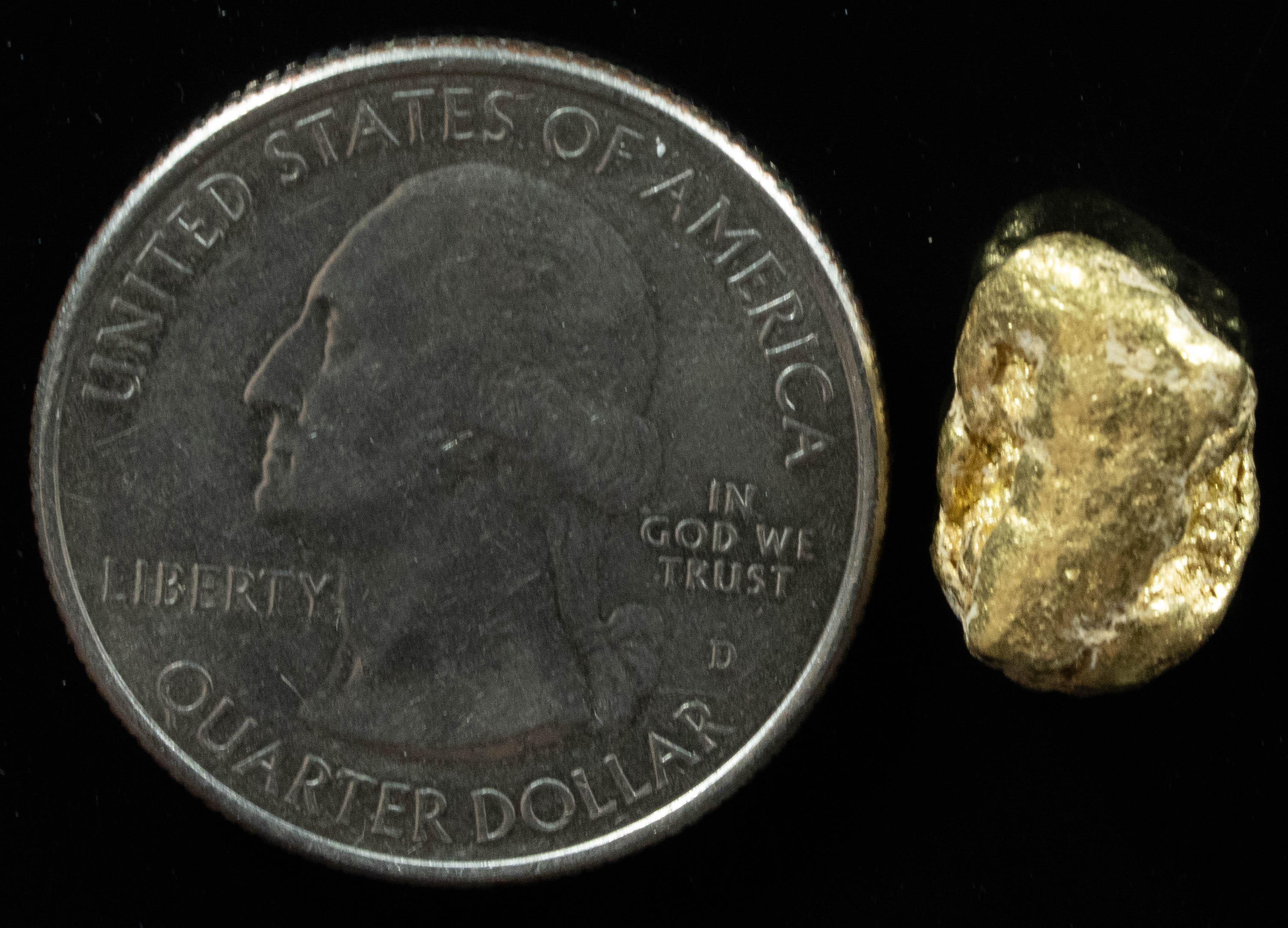 #380 Alaskan BC Natural Gold Nugget 5.20 Grams Genuine
