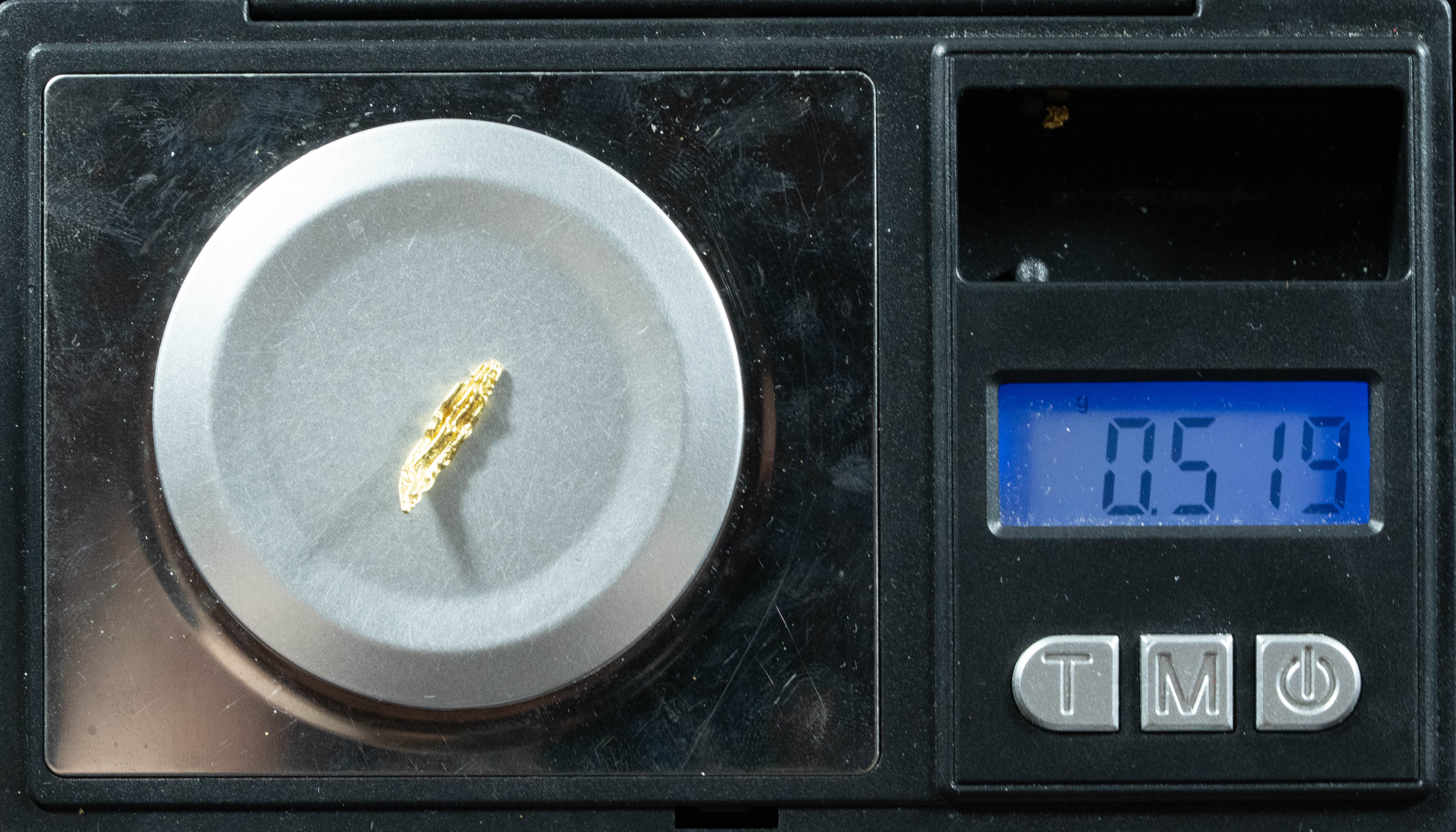 L-22 Exotic Alaskan BC Natural Gold Nugget .52 Grams Genuine