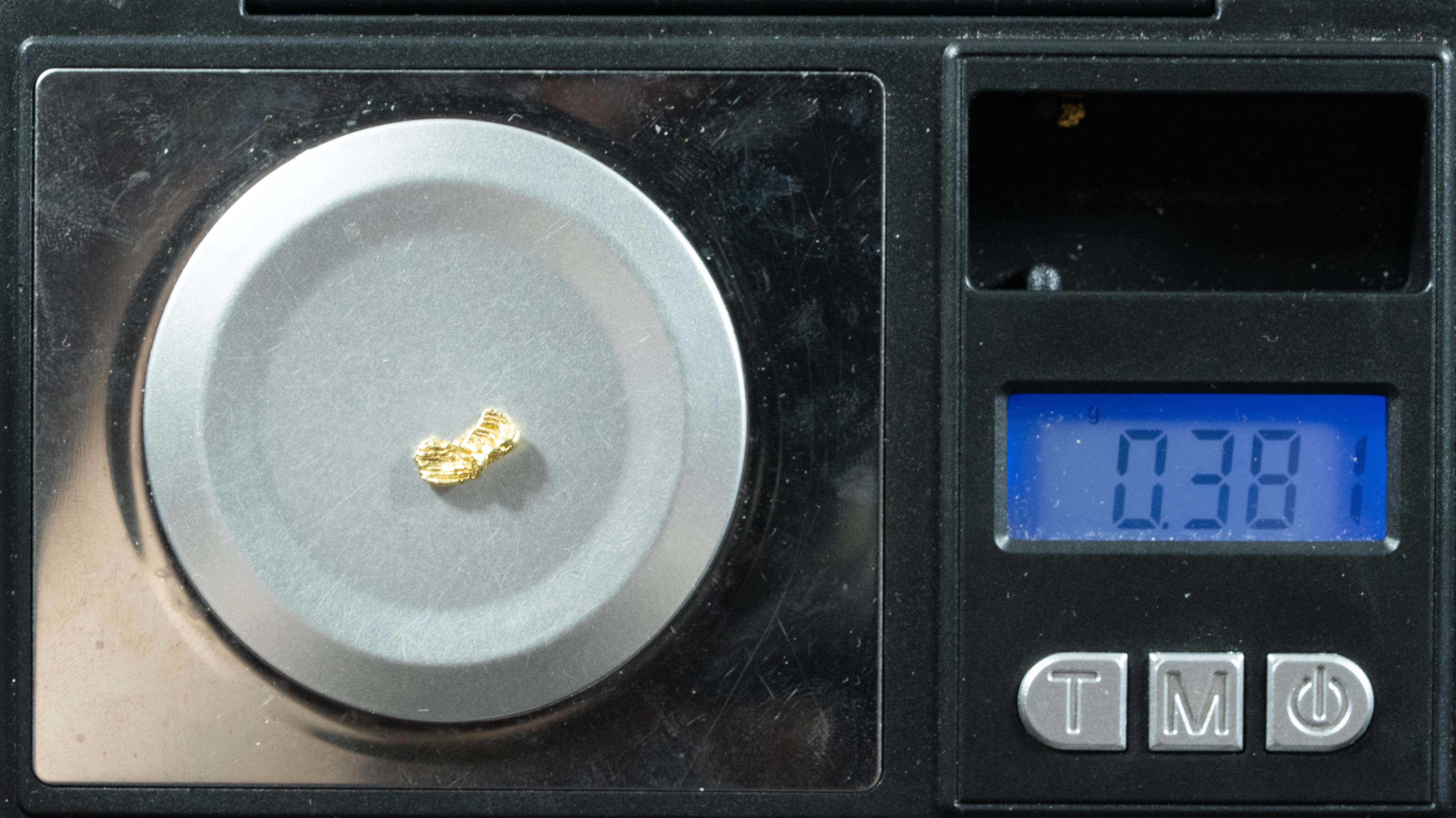 L-23 Exotic Alaskan BC Natural Gold Nugget .38 Grams Genuine
