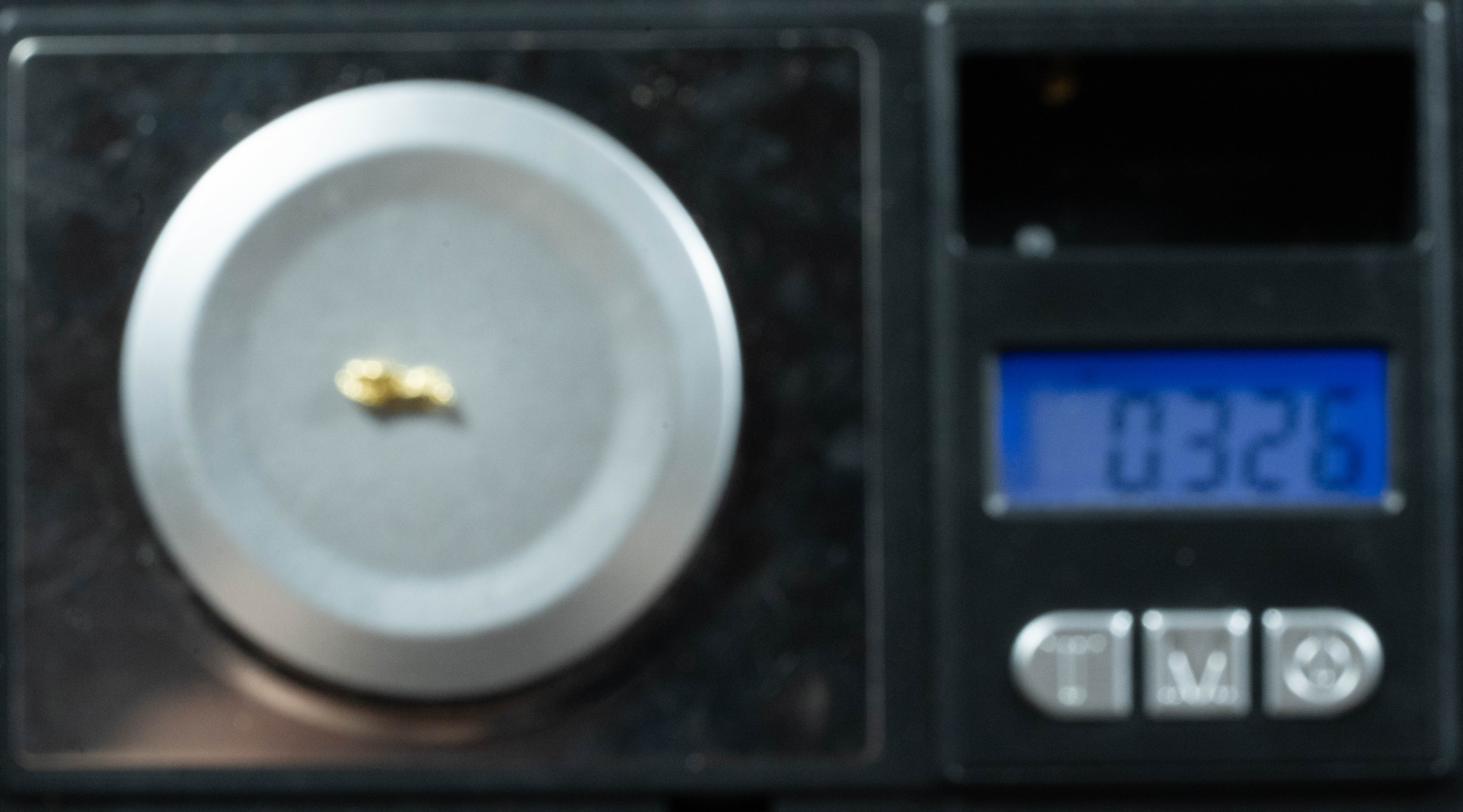 L-33 Exotic Alaskan BC Natural Gold Nugget .326 Grams Genuine