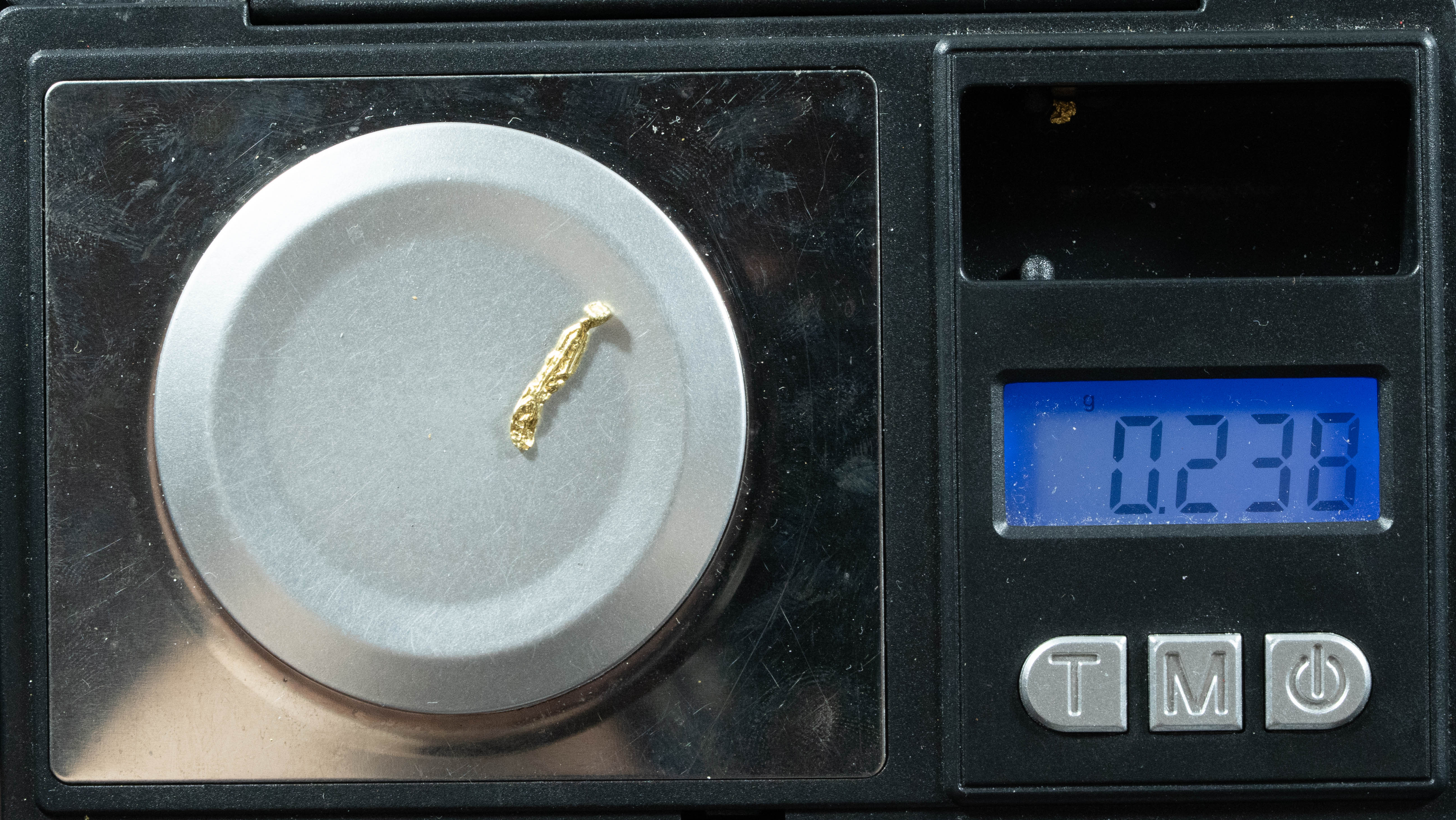 L-36 Exotic Alaskan BC Natural Gold Nugget .238 Grams Genuine
