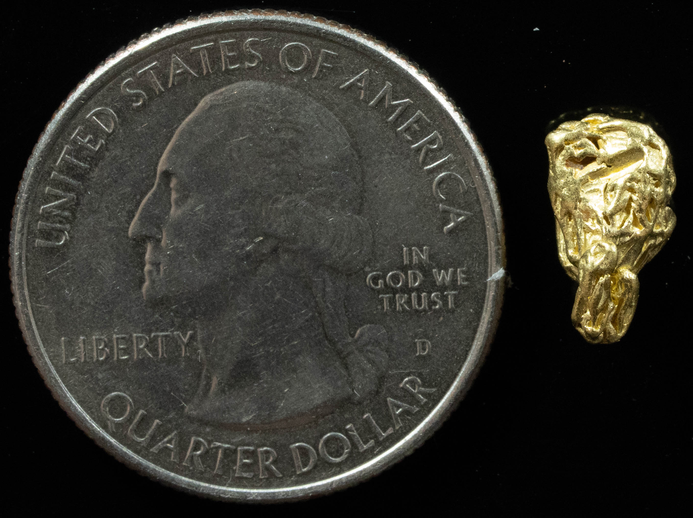L-37 Exotic Alaskan BC Natural Gold Nugget 1.43 Grams Genuine