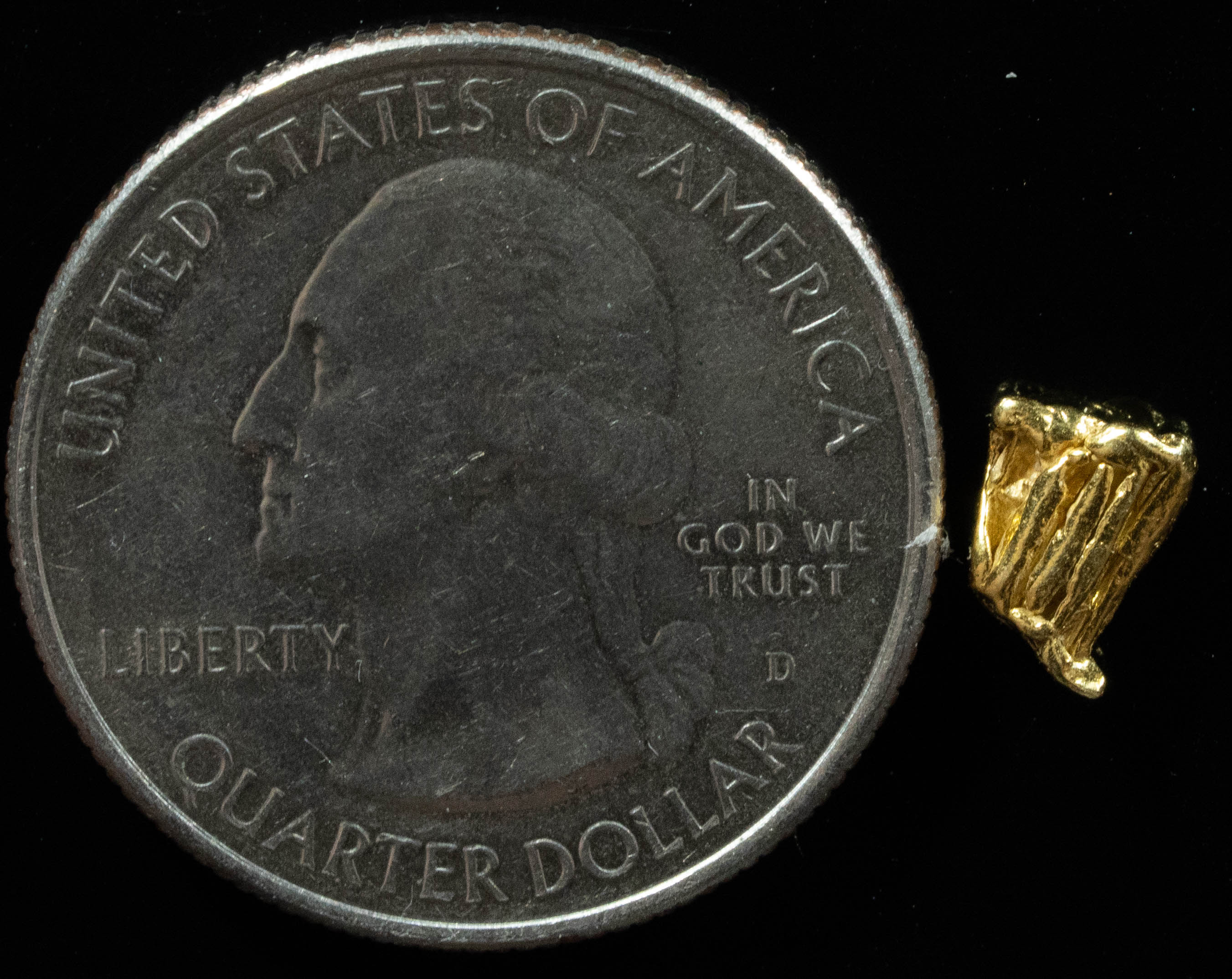 L-40 Exotic Alaskan BC Natural Gold Nugget .45 Grams Genuine