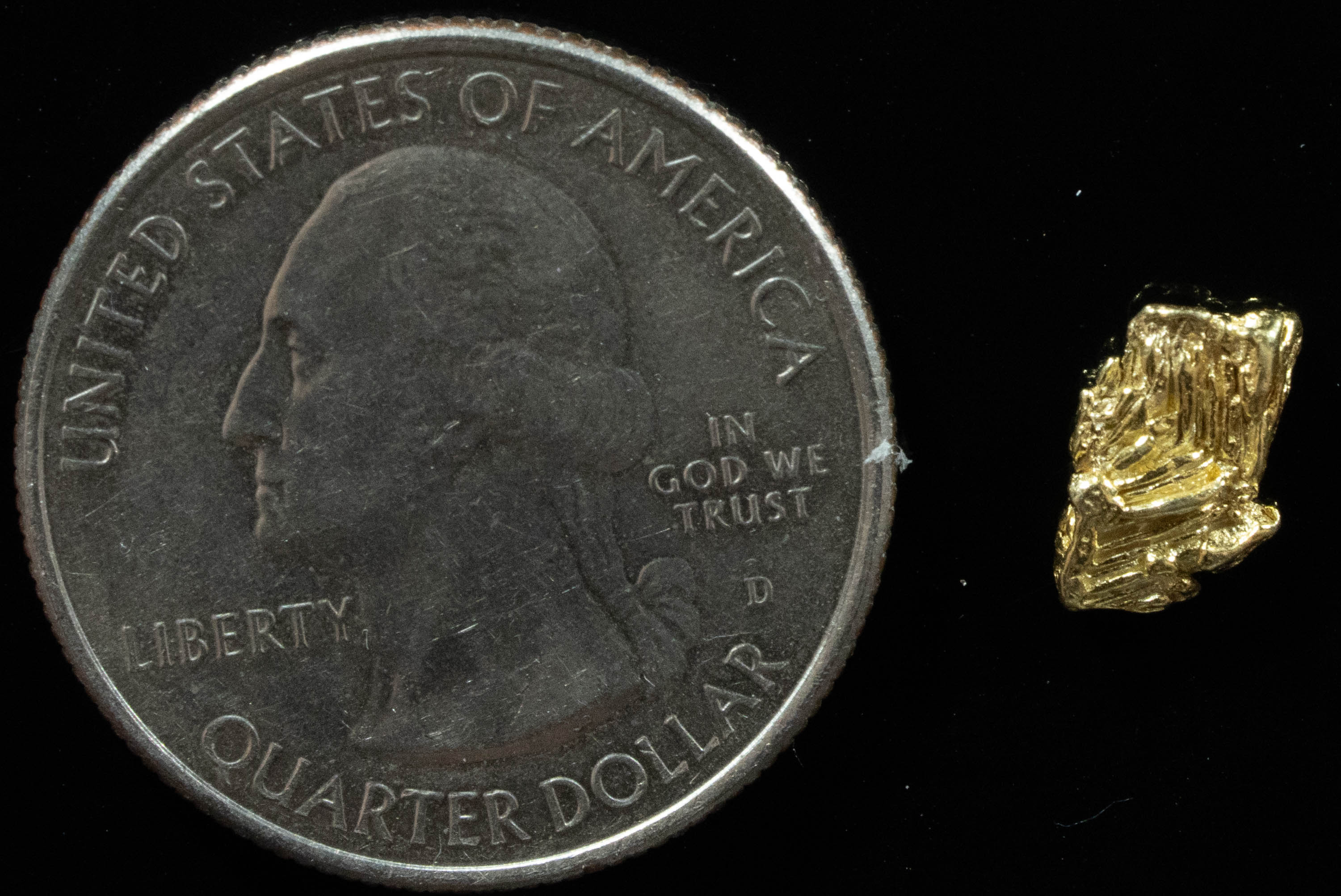 L-45 Exotic Alaskan BC Natural Gold Nugget .50 Grams Genuine