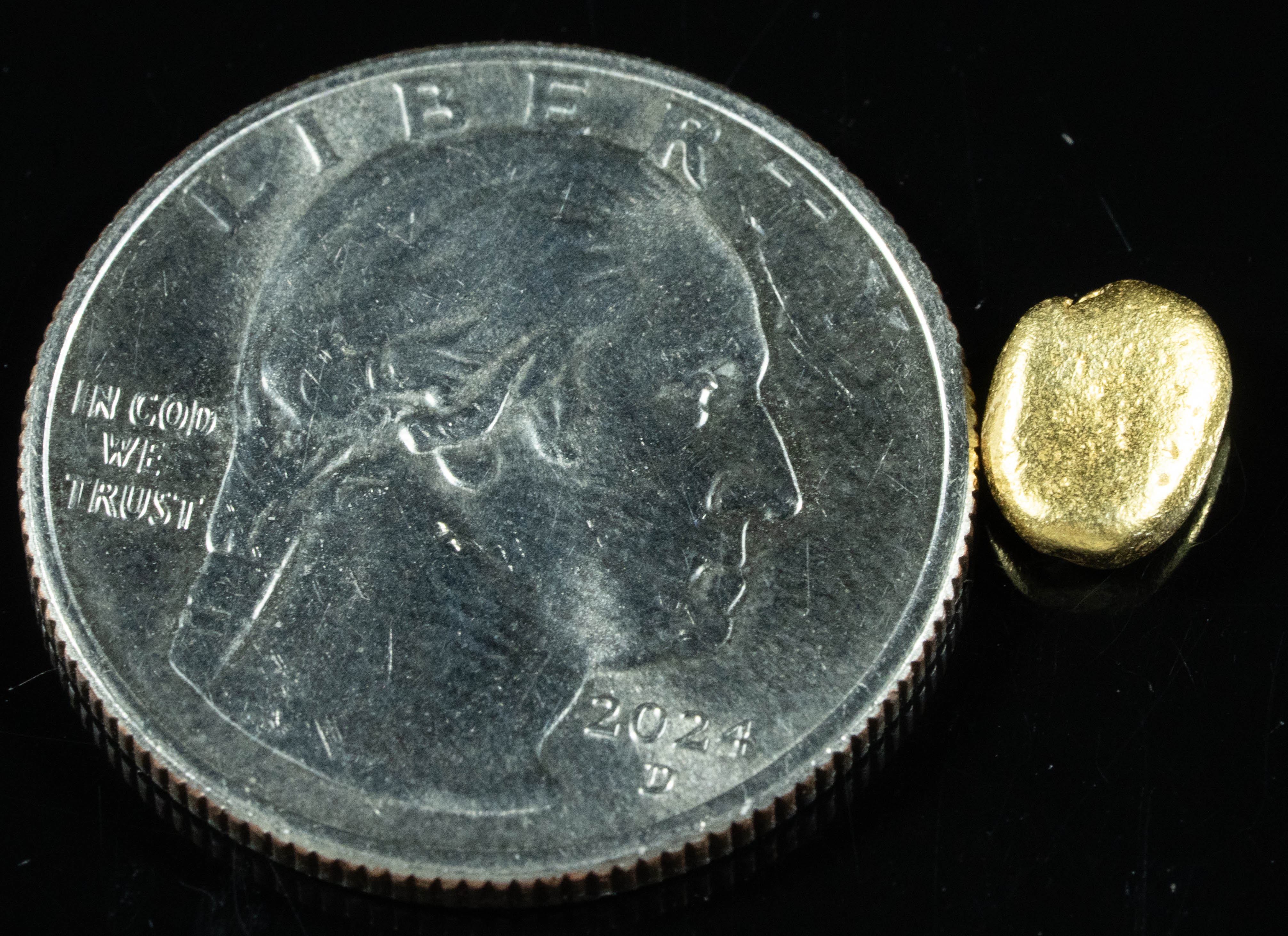 #70 Alaskan BC Natural Gold Nugget 1.09 Grams Genuine