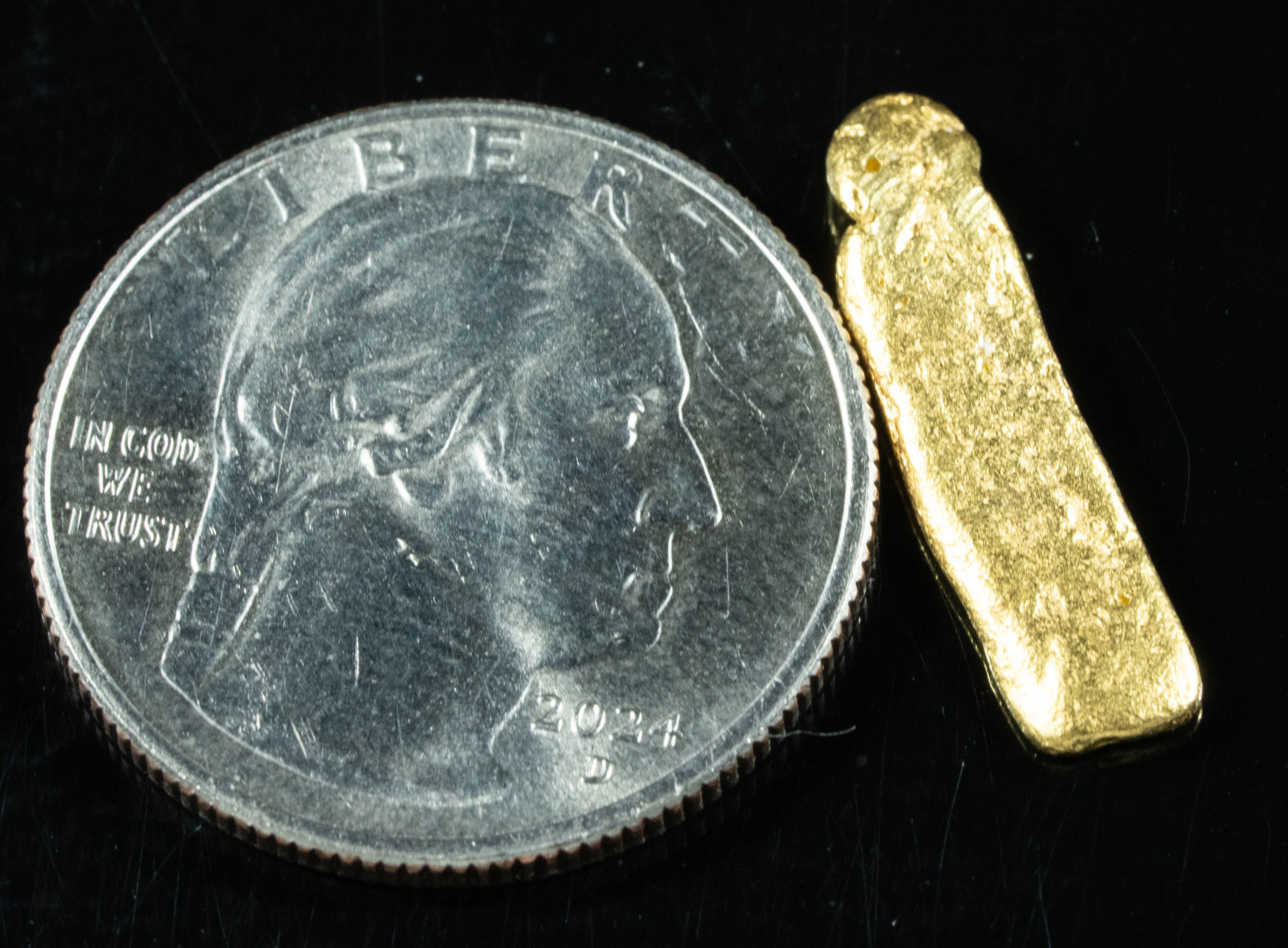 #76 Alaskan BC Natural Gold Nugget 1.93 Grams Genuine