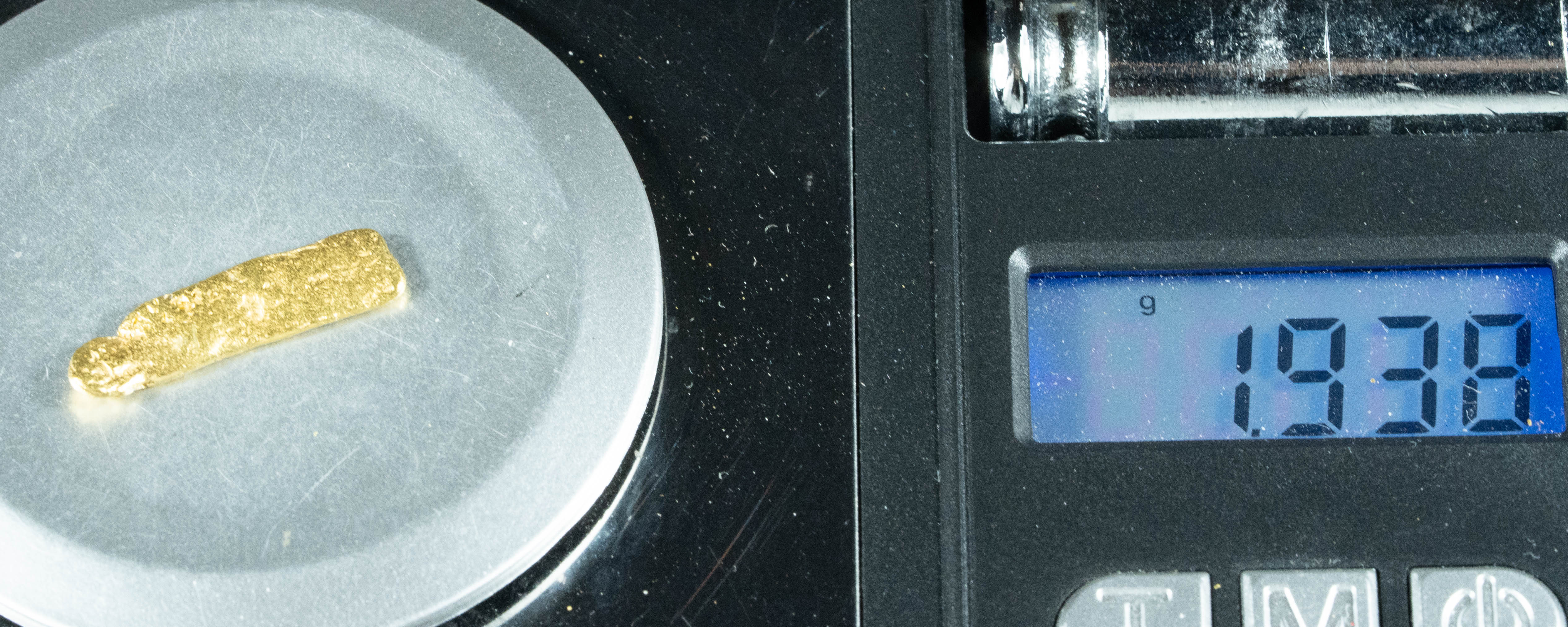 #76 Alaskan BC Natural Gold Nugget 1.93 Grams Genuine