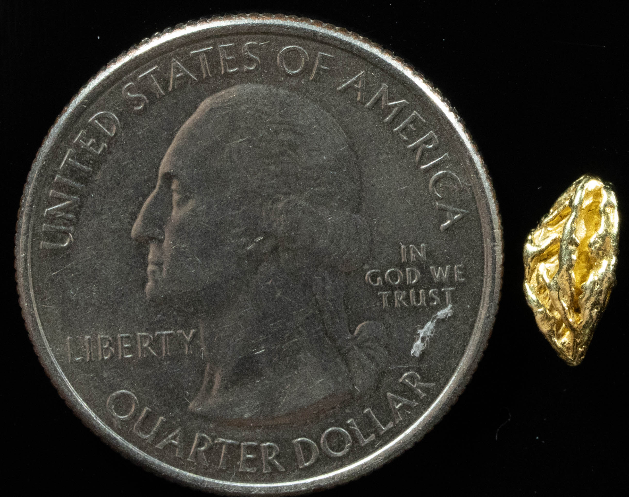 L-55 Dendritic Exotic Alaskan BC Natural Gold Nugget .60 Grams Genuine