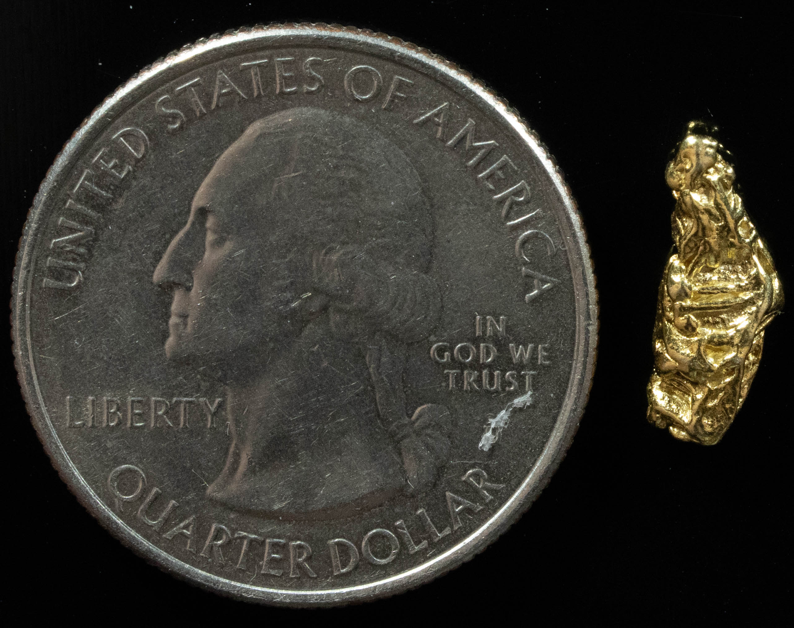 L-56 Exotic Dendritic Alaskan BC Natural Gold Nugget .794 Grams Genuine