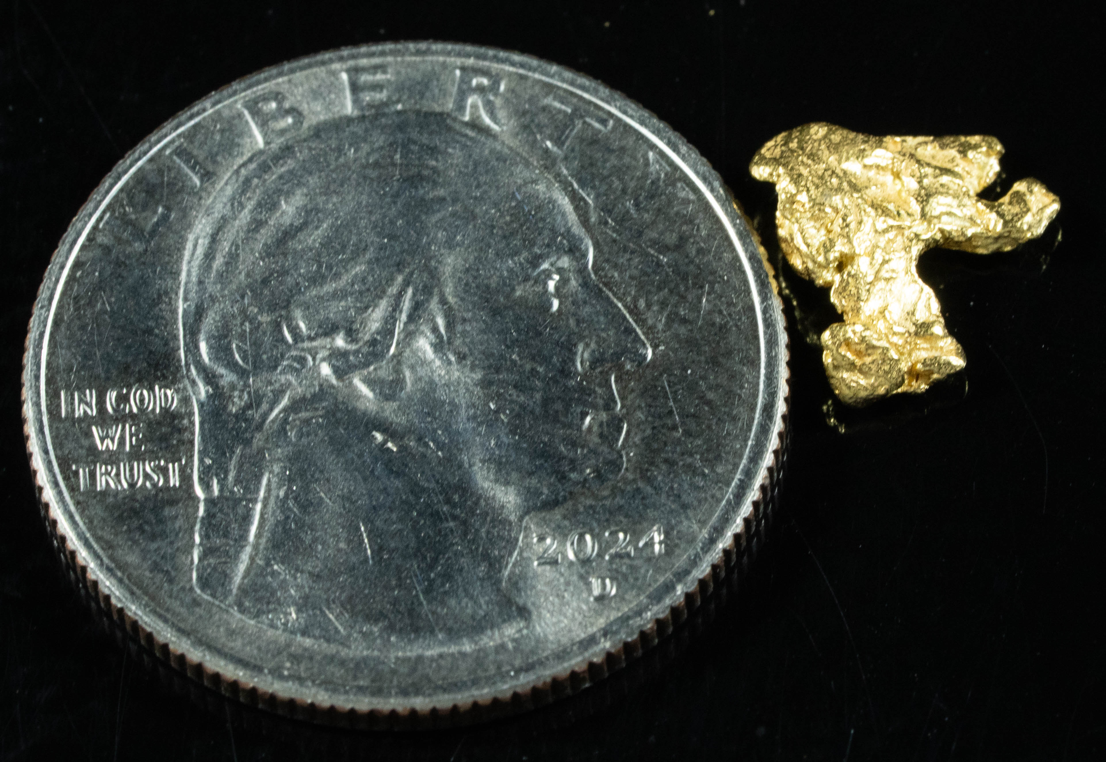 #83 Alaskan BC Natural Gold Nugget 1.05 Grams Genuine