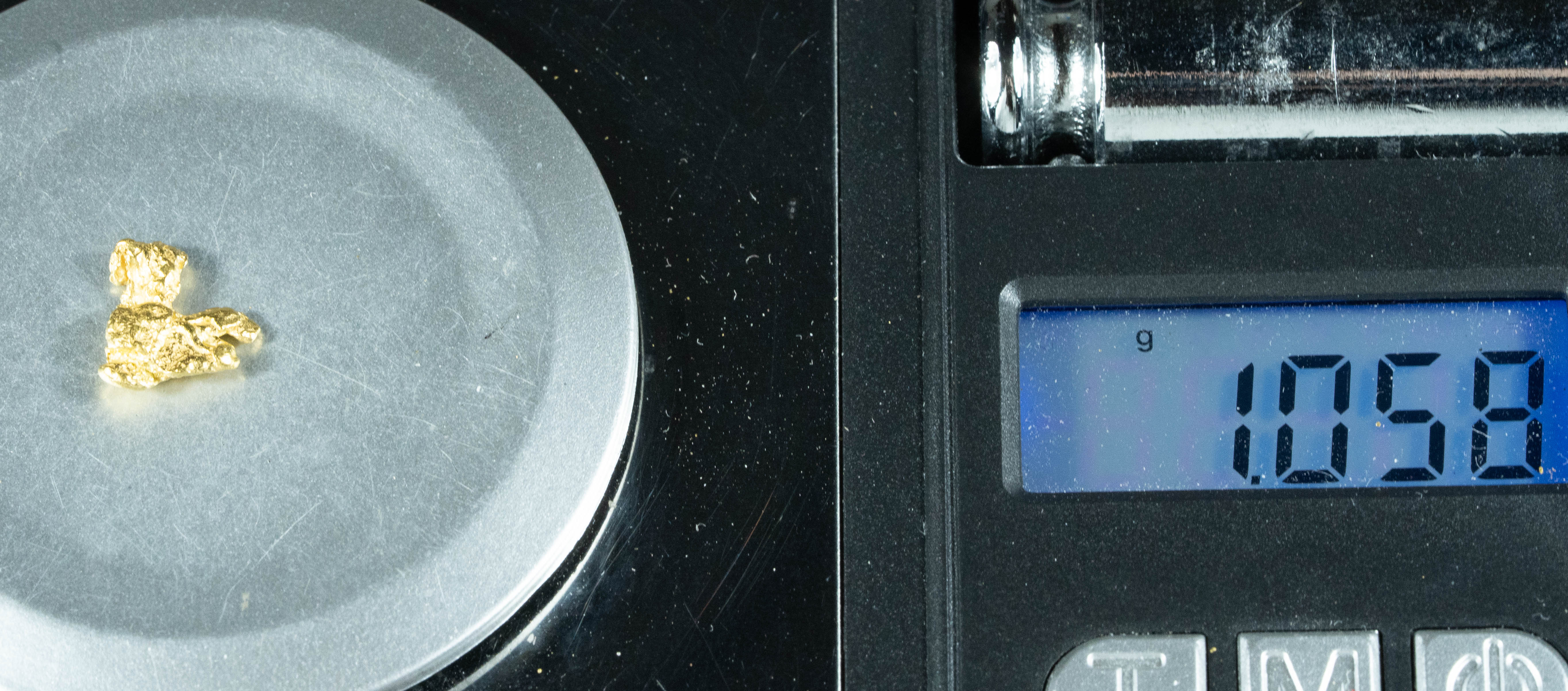 #83 Alaskan BC Natural Gold Nugget 1.05 Grams Genuine