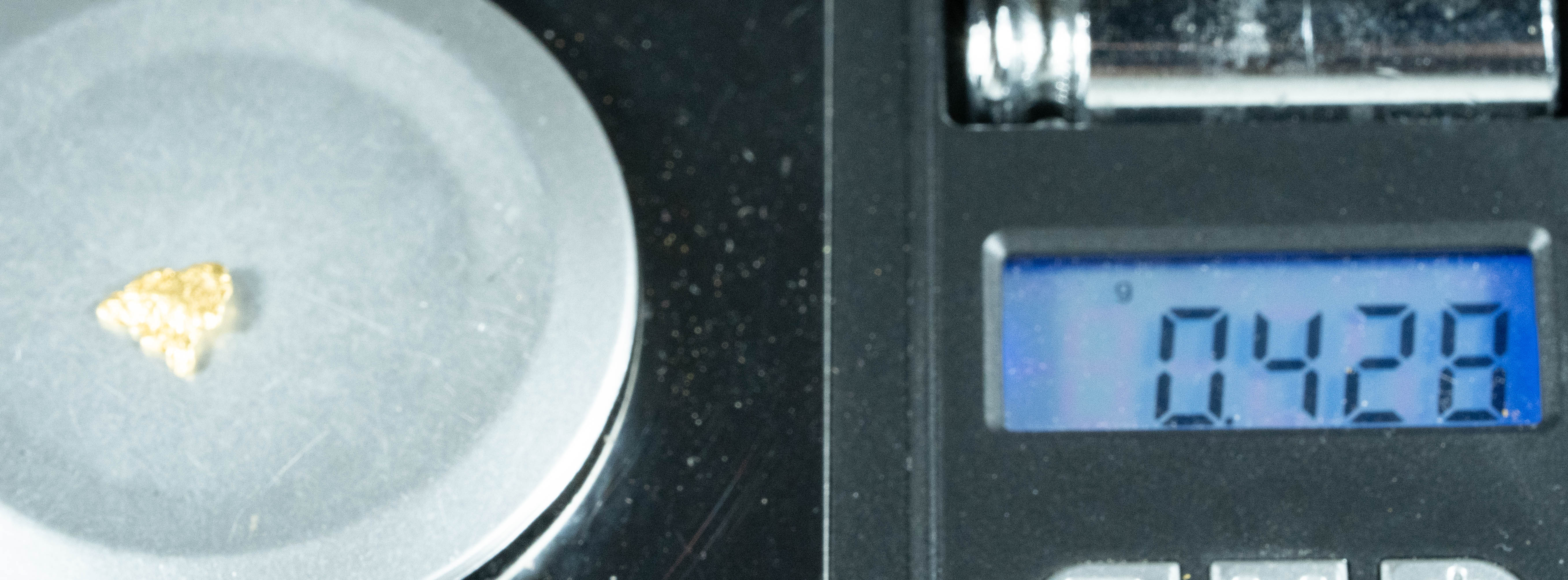 #84 Alaskan BC Natural Gold Nugget .42 Grams Genuine